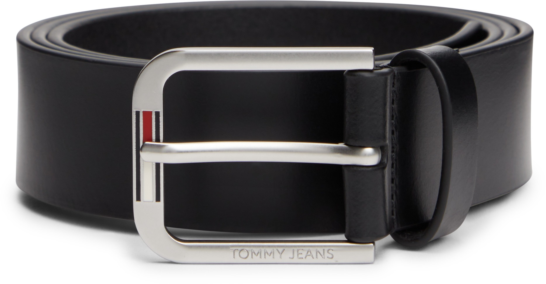 Tommy Jeans Ledergürtel »TJM AUSTIN«, 3,5 cm, glattes Finish, quadratische Schnalle