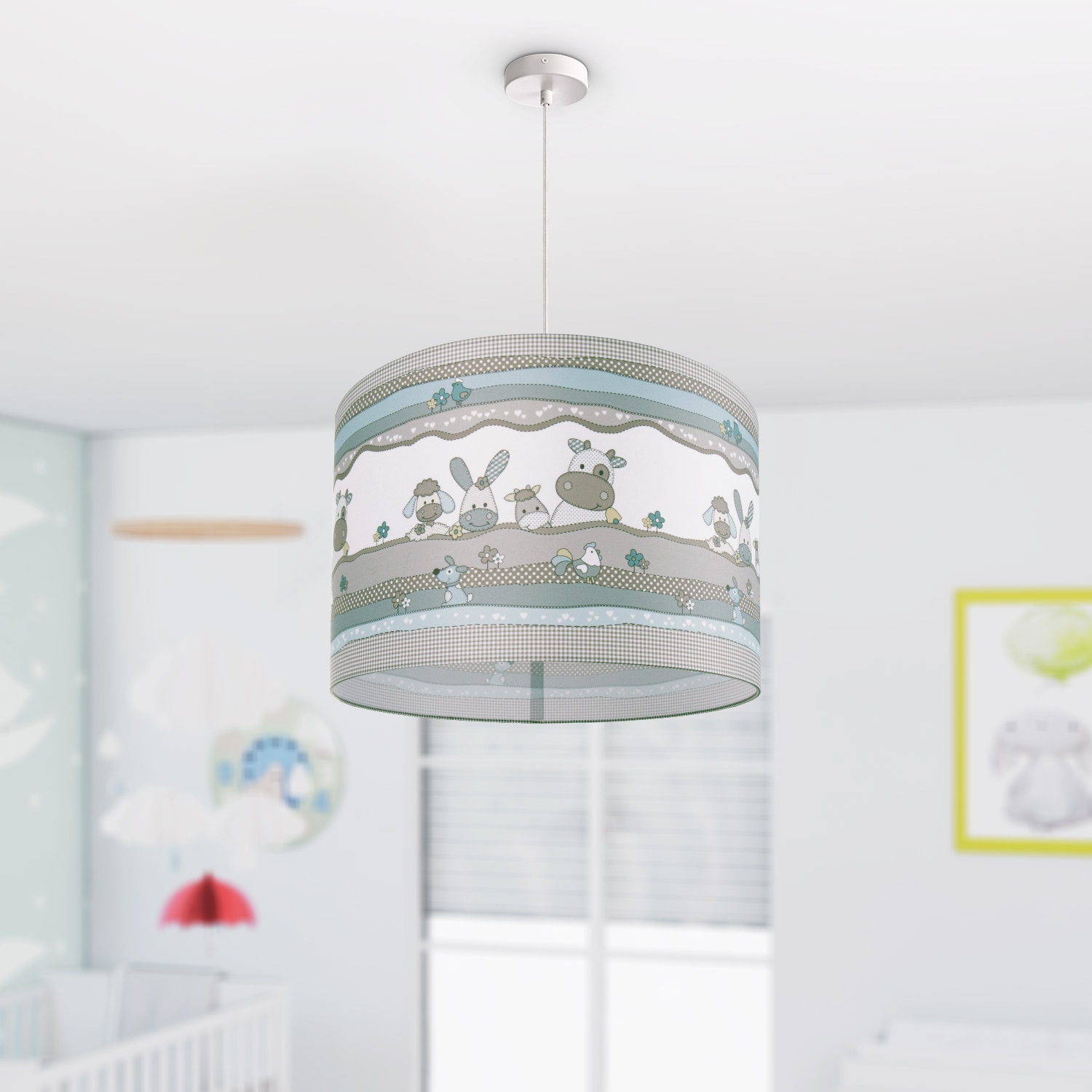 »Cosmo Lampe Pendelleuchte Home BAUR LED Paco Deckenlampe Kinderzimmer Kinderlampe E27 Tier-Motiv, 210«, 1 flammig-flammig, |