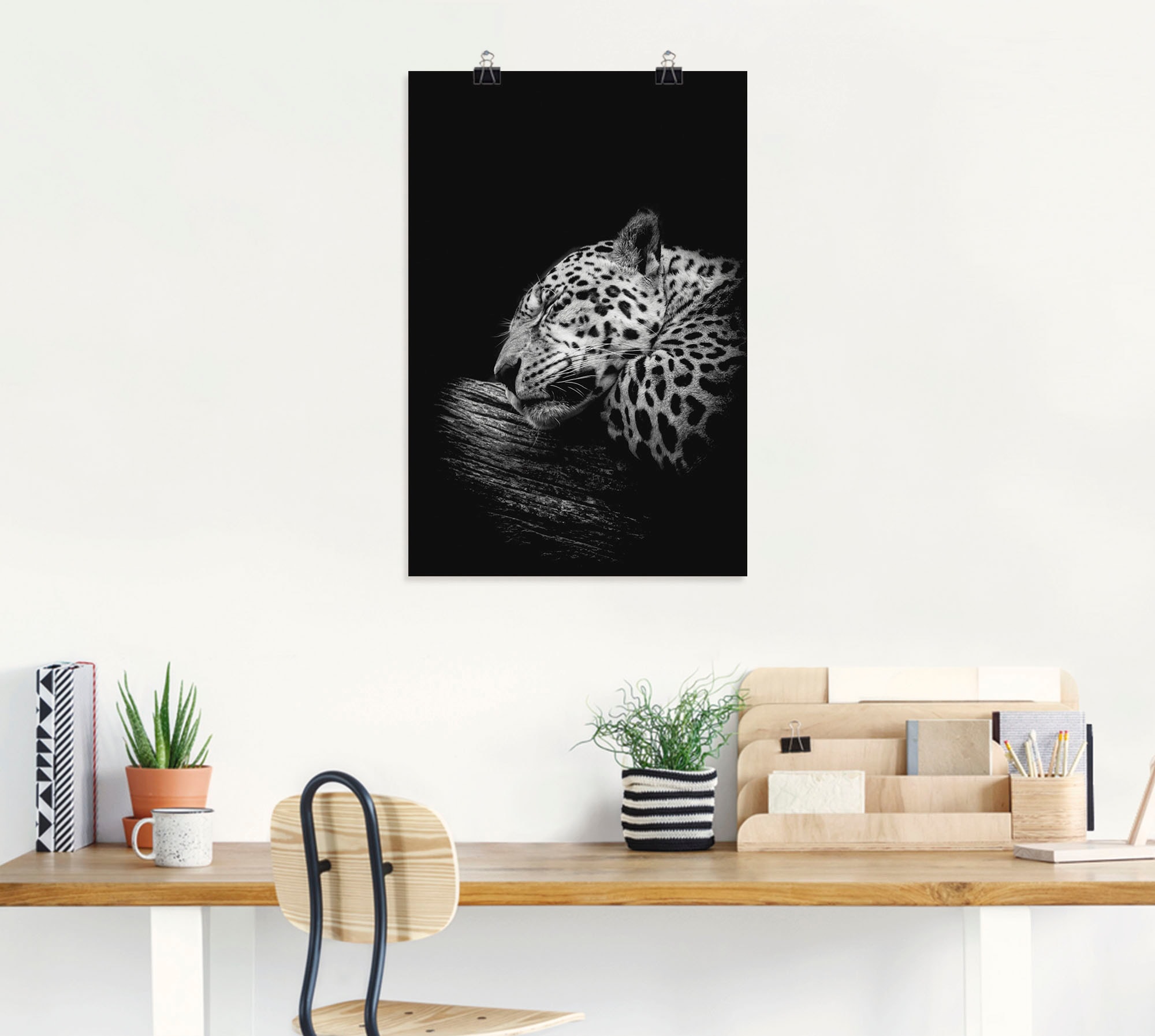 Artland Wandbild »Der schlafende Jaguar« Wildtiere 1 Stk. tlg. als Alubild, Poster in verschied. Größen