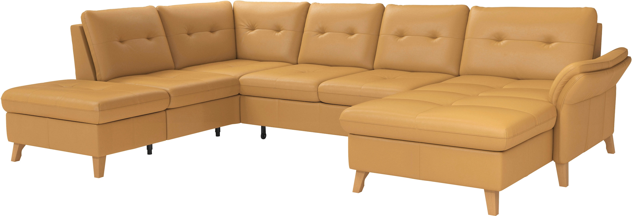 sit&more Wohnlandschaft »Göteborg«, inkl. Sitztiefenverstellung, wahlweise mit Bettfunktion & Bettkasten
