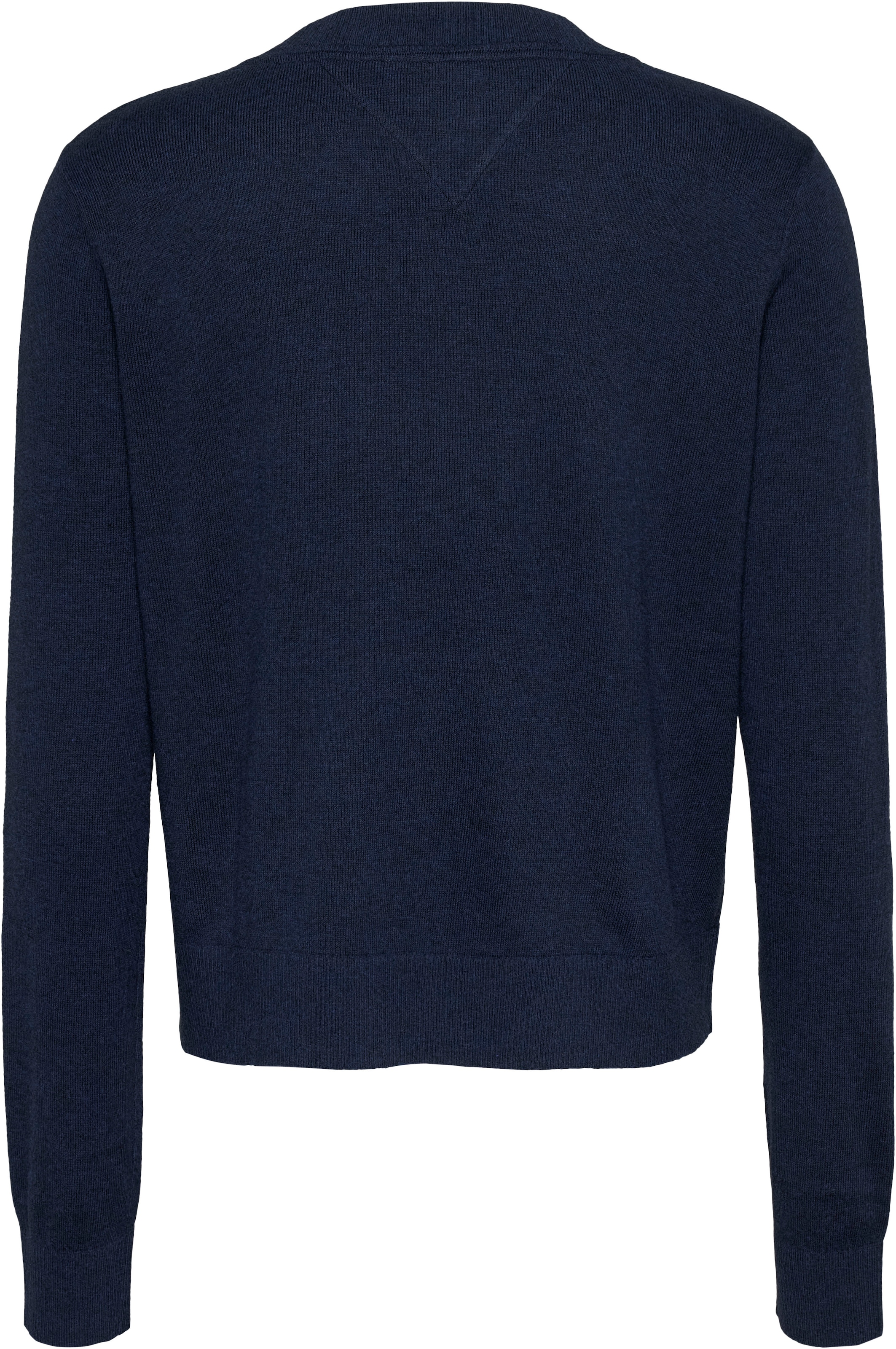 Tommy Jeans Strickpullover »TJW ESSENTIAL VNECK SWEATER EXT«, mit Logostickerei