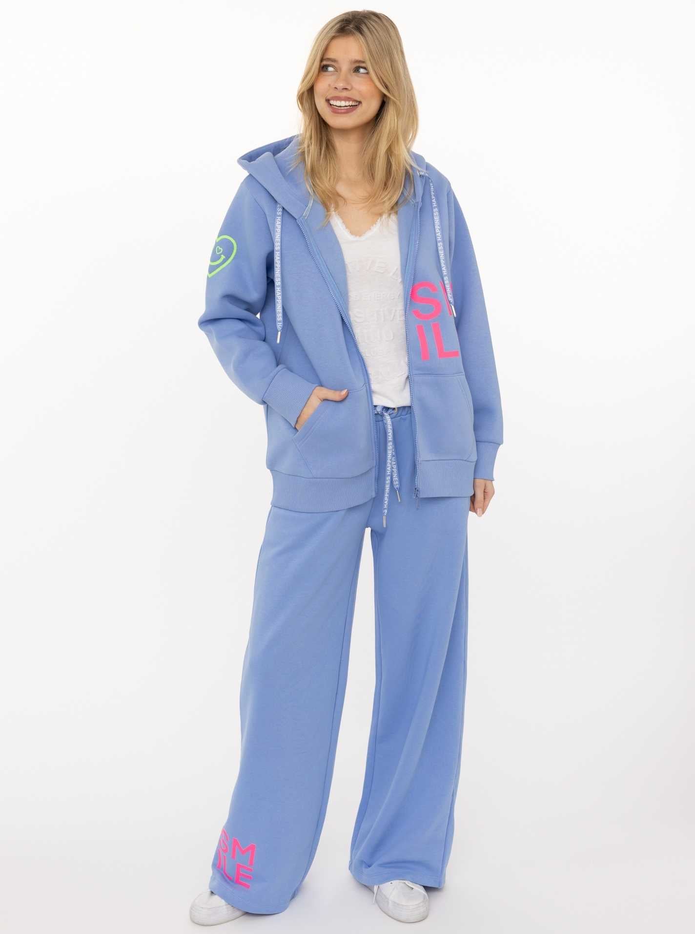 Zwillingsherz Sweathose »"Alissa"«  mit Print und Neon Stickerei , Kordel und Eingriffstaschen