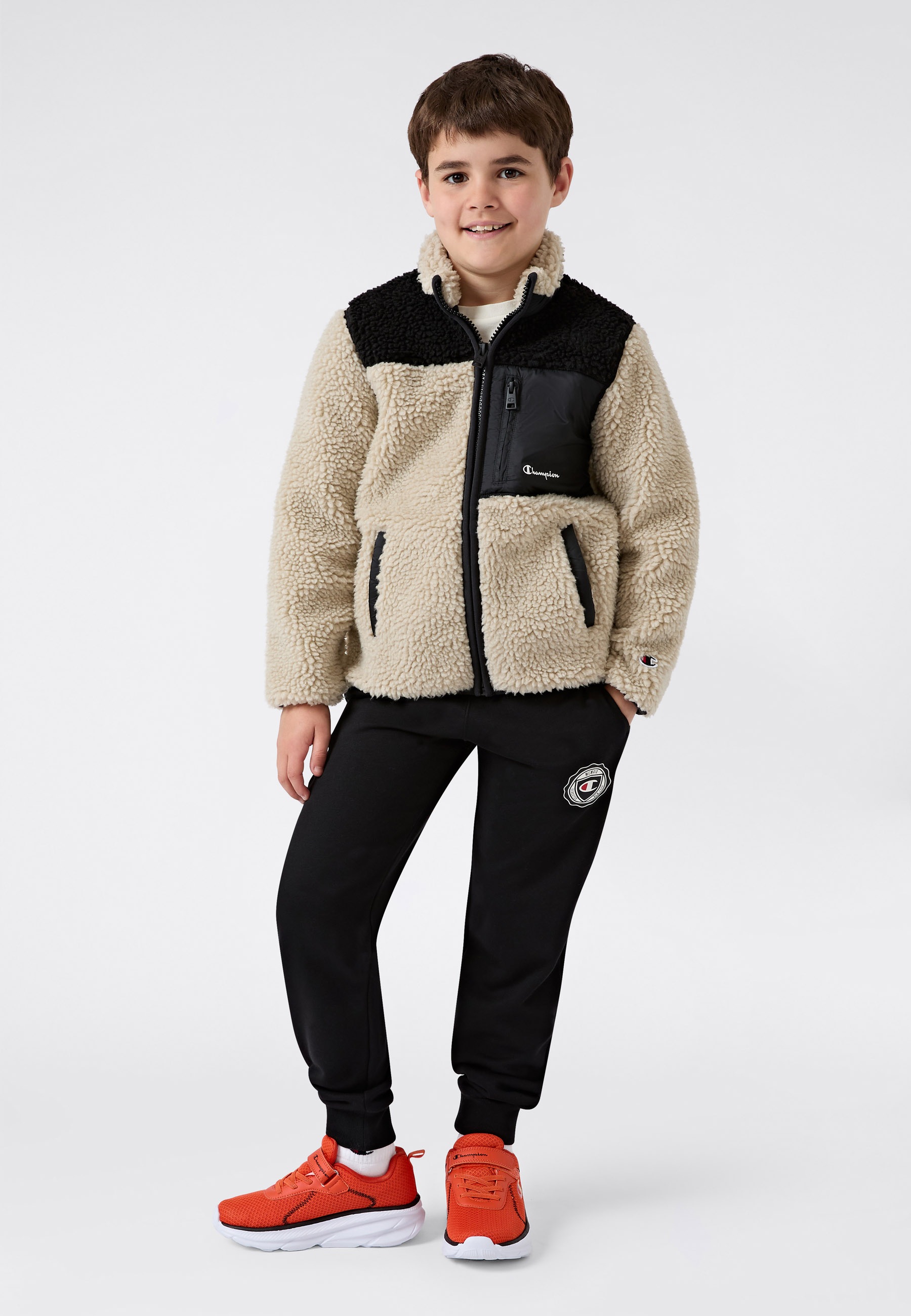 Thumbnail - Champion Fleecejacke "SPORTWEAR ZIP-UP Standard Fit Polar" 1 Stk. tlg. für Freizeitaktivitäten, aus Polyester, sportlich...