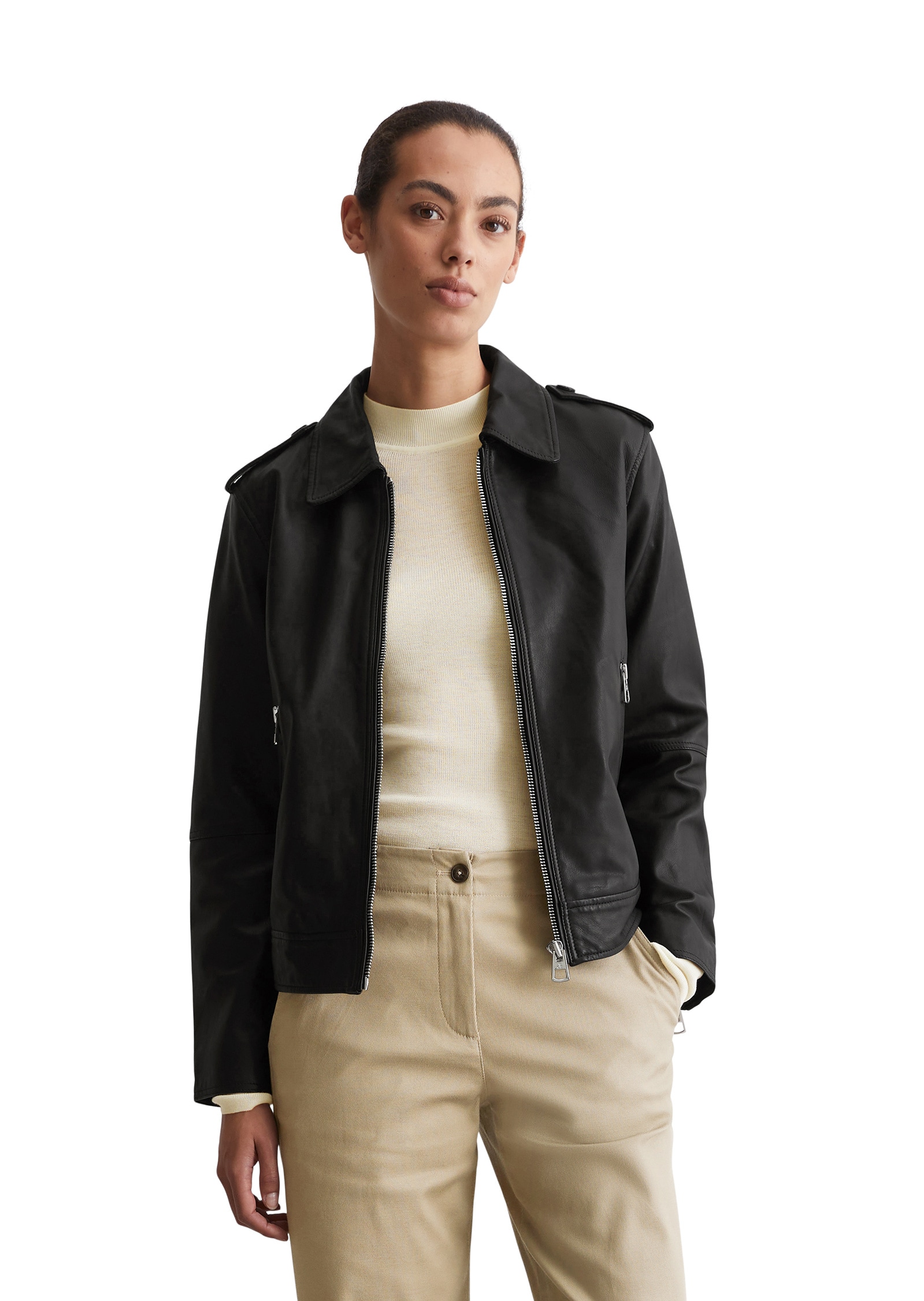 Marc OPolo "aus softem Lammleder" ohne Kapuze günstig online kaufen