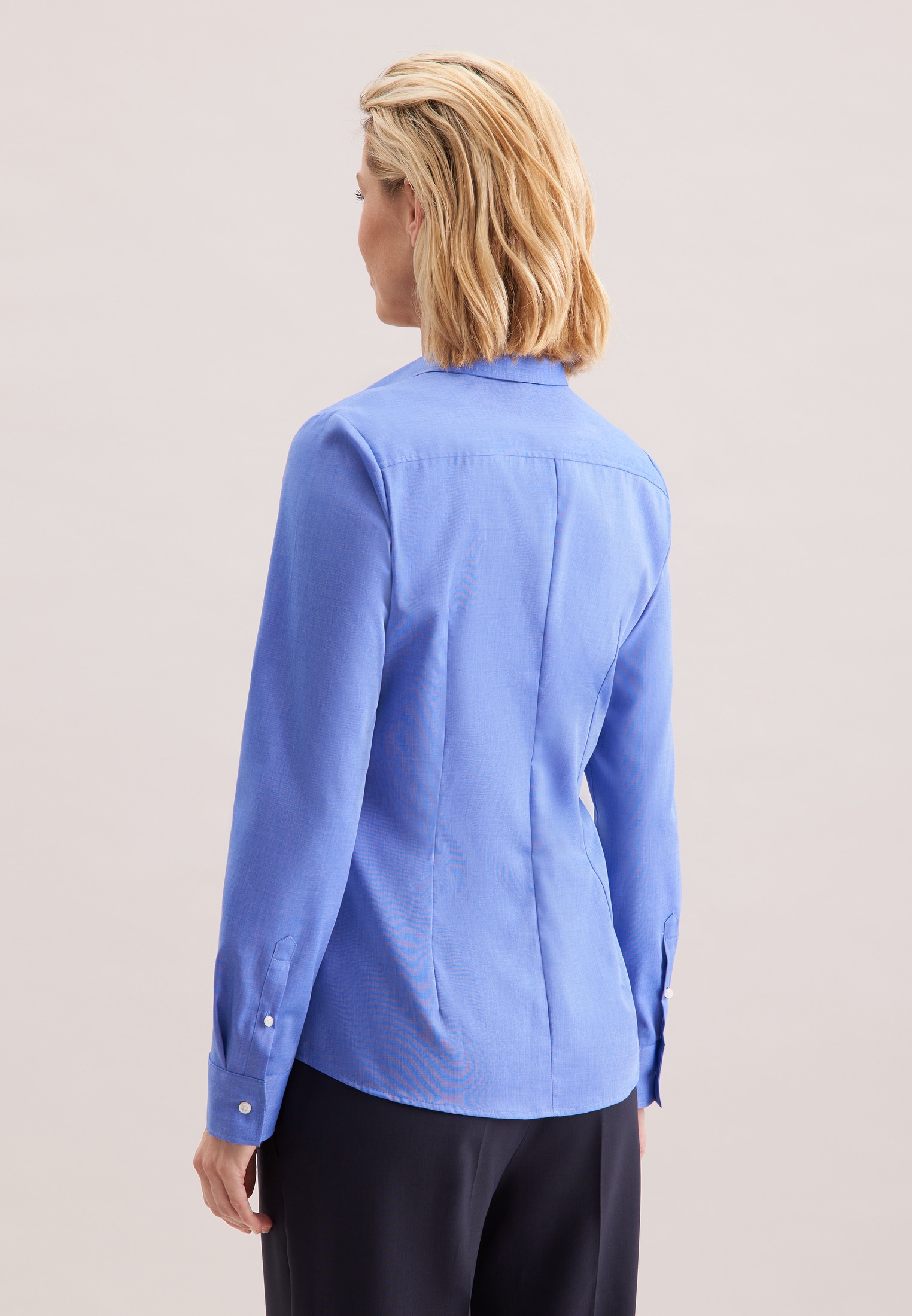 seidensticker Hemdbluse, 1/1 Kragen Uni