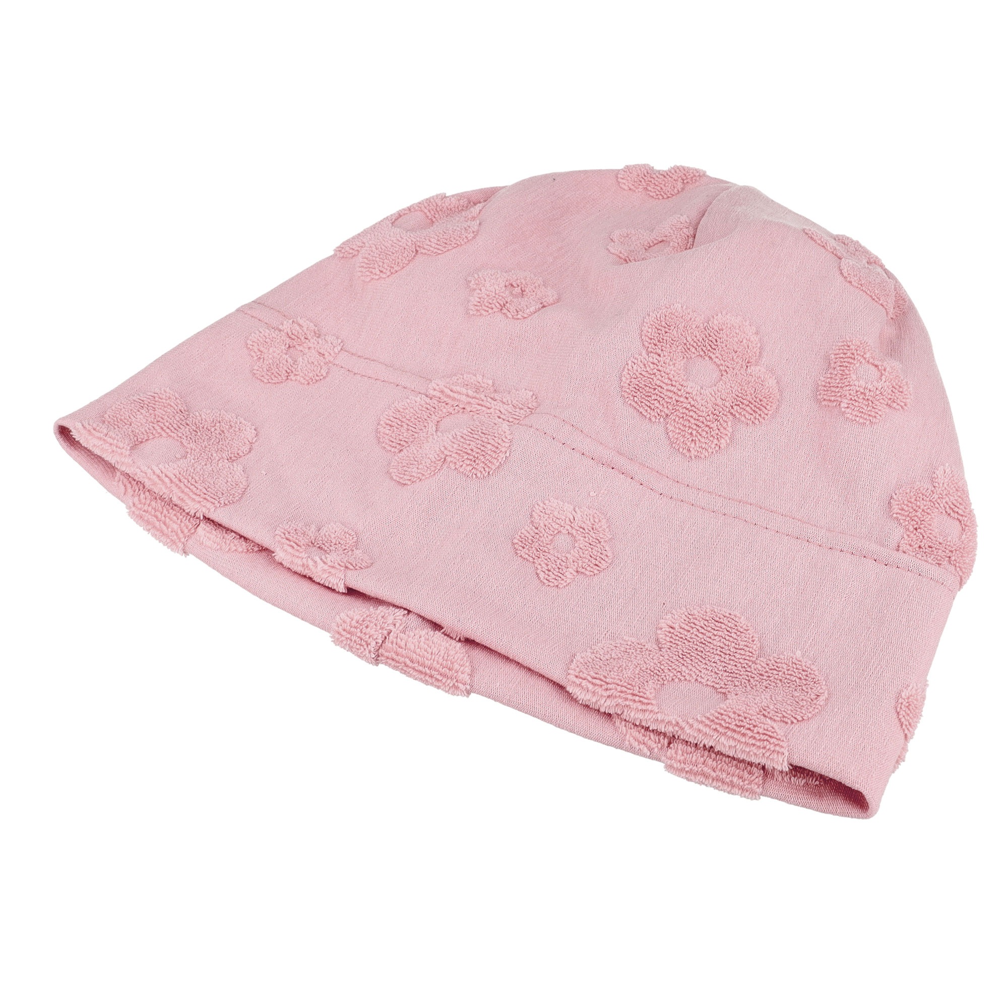 Beanie MAXIMO, Mädchen, Gr. 51, dogwood, Jersey, Obermaterial: 80% Baumwolle, 20% Polyester, Mützen Beanie, Rosa, Blume, Jersey, Mädchen, Kleinkind 2