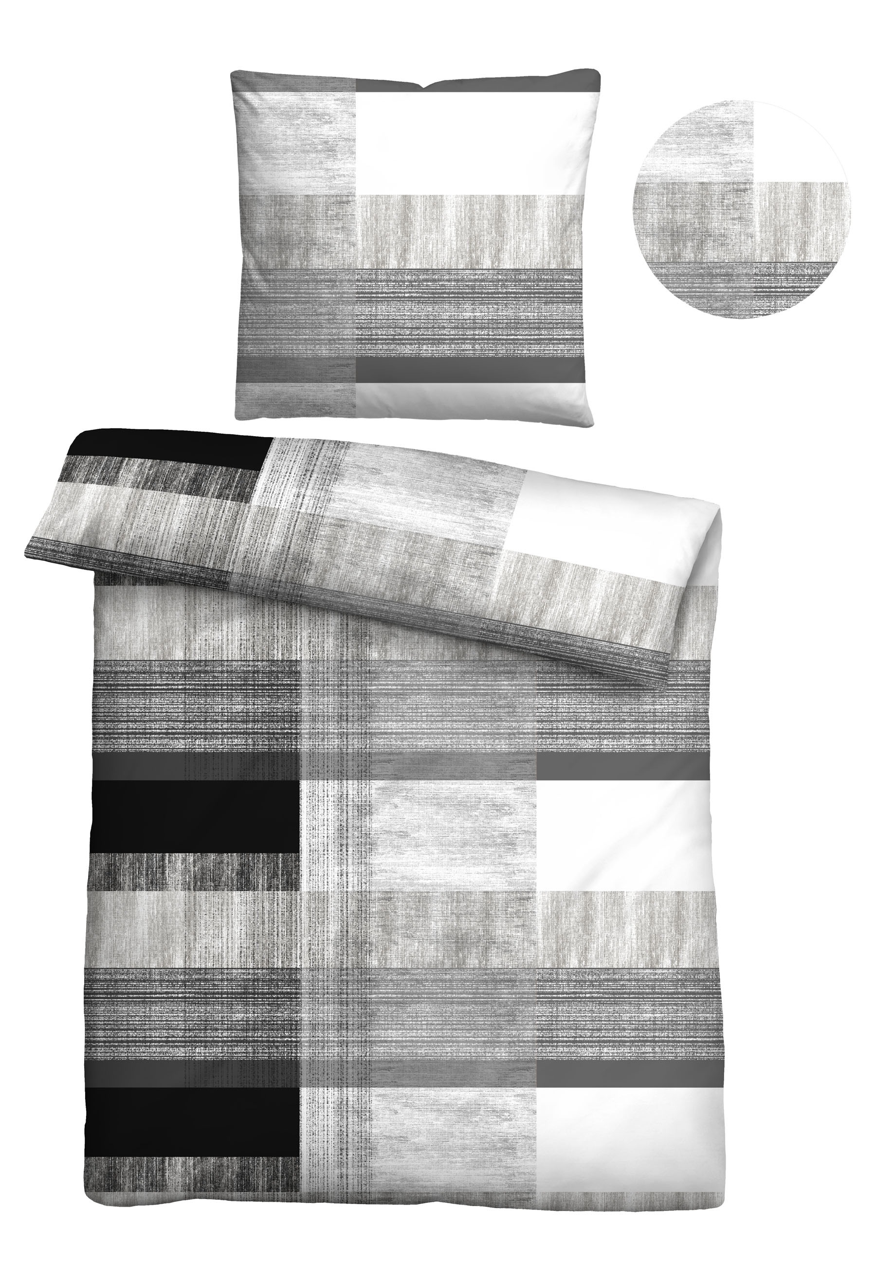 Thumbnail - Castell - Markenbettwäsche Bettwäsche "0560967" 2 Stk. tlg. feiner Glanz + weicher Griff, pflegeleicht, ganzjährig einse...