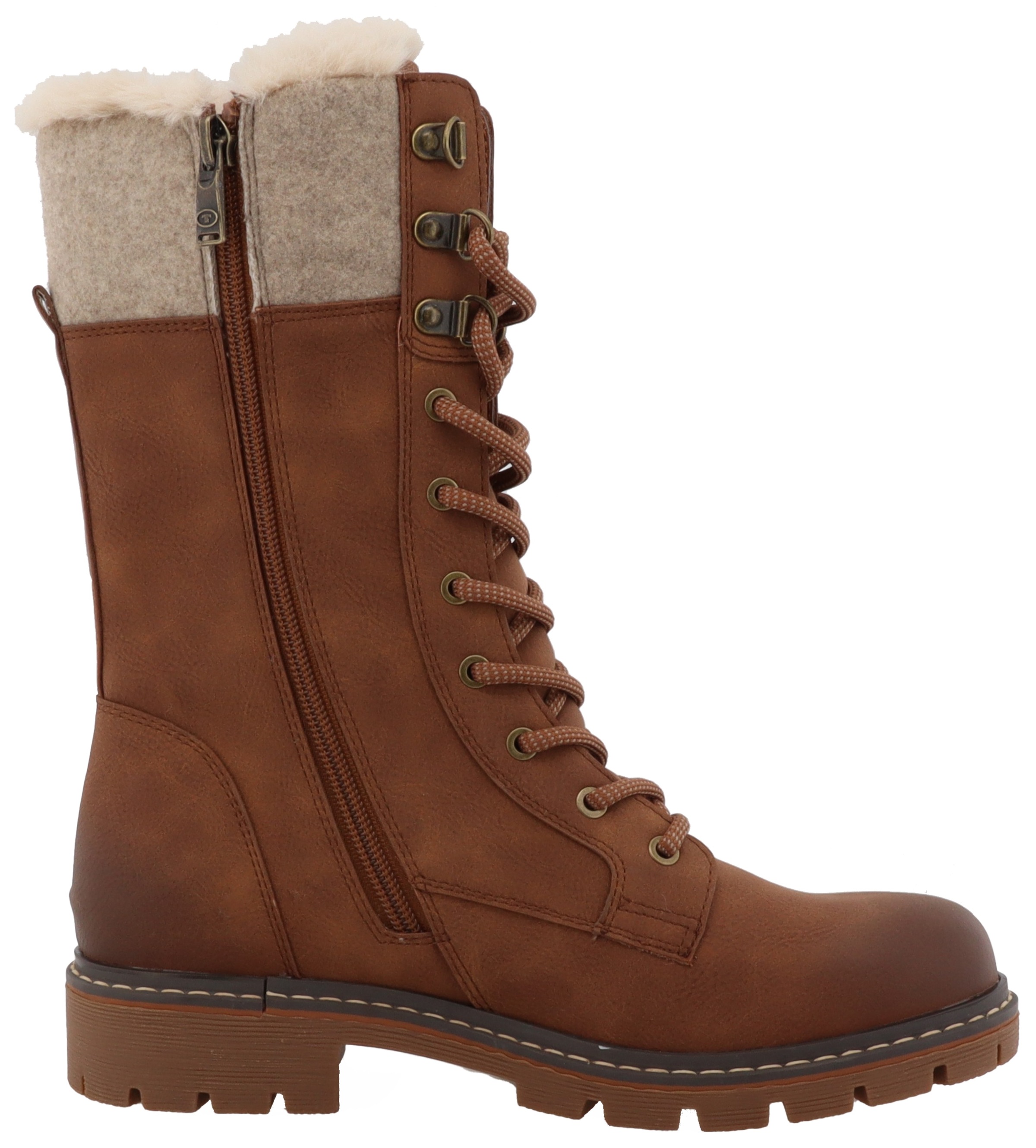 TOM TAILOR Winterstiefel, Schnürstiefel mit TEX-Membrane günstig online kaufen