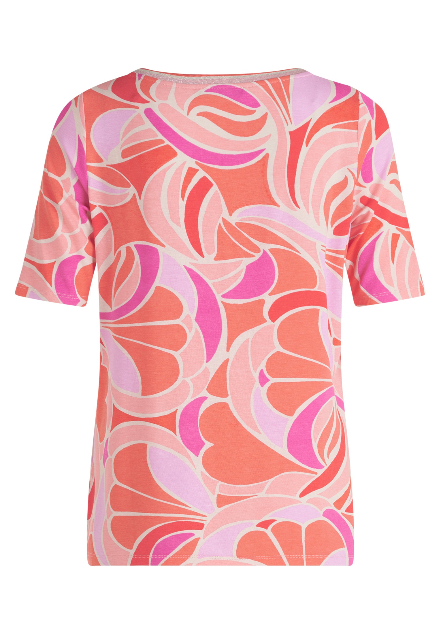 Betty Barclay Kurzarmshirt »Betty Barclay Printshirt mit Schmucksteinen«, (1 tlg.), Glitzersteine