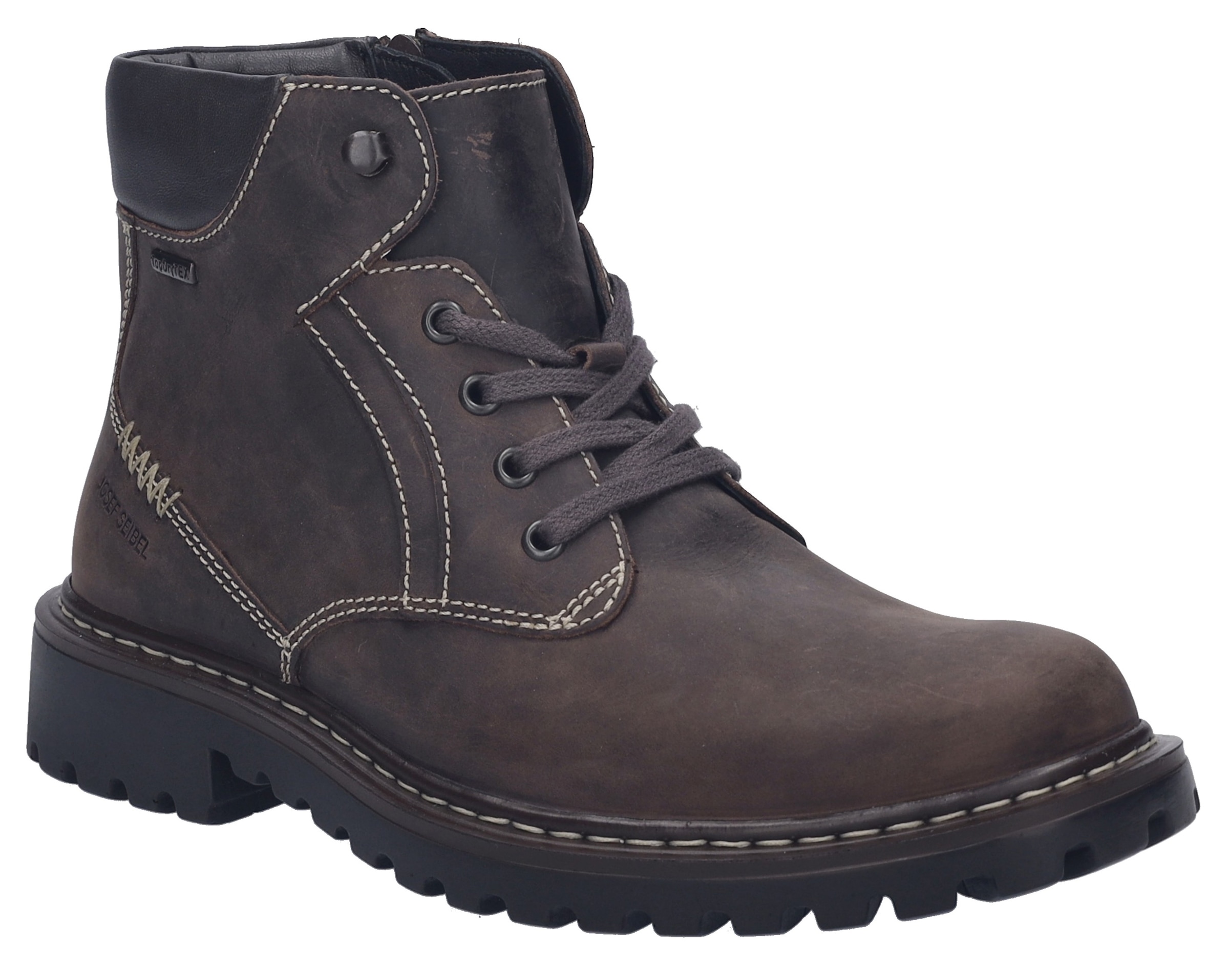Josef Seibel Schnürboots "Chance 39", Schnürstiefel, Komfortschuh mit Reißv günstig online kaufen