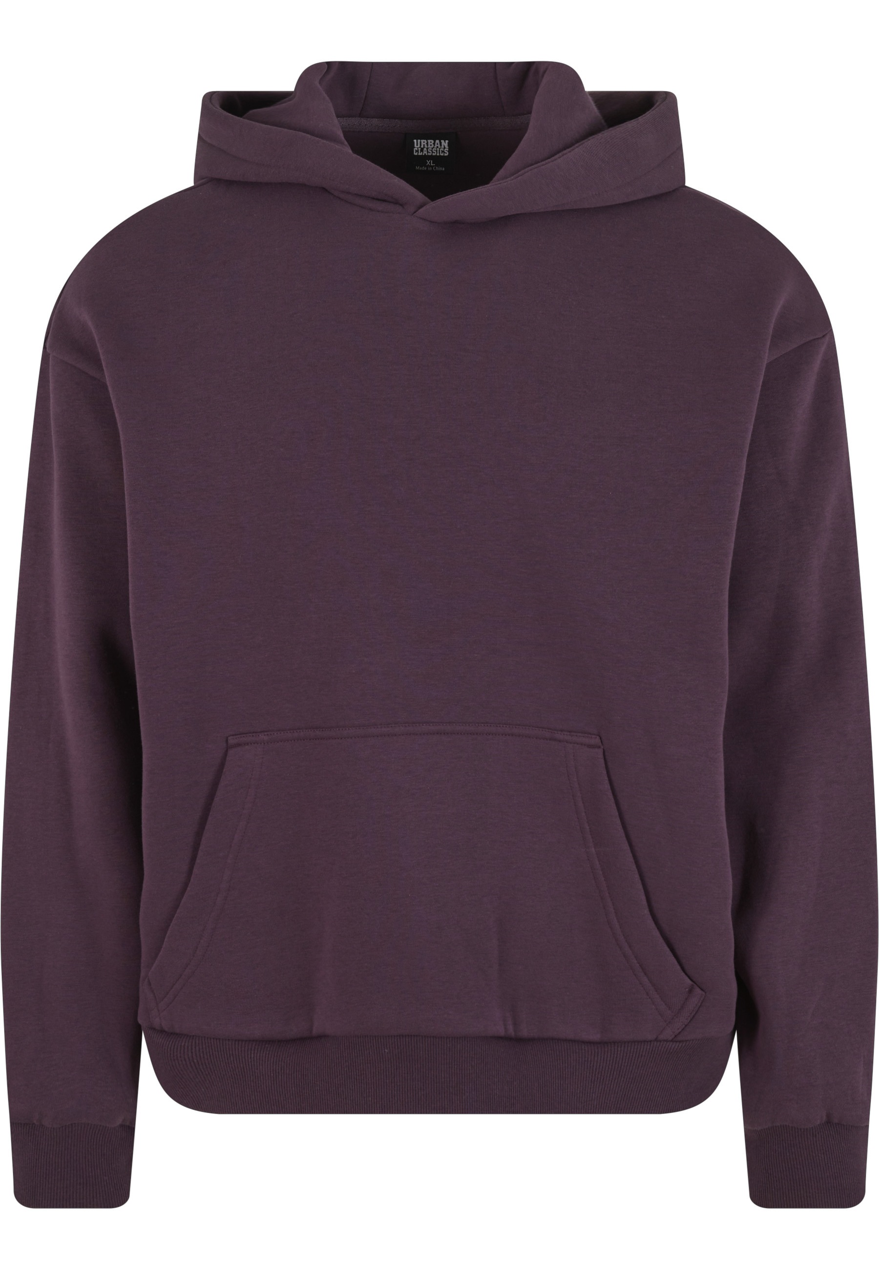 Urban Classics Sweat à Capuche Fluffy Plum Purple M Homme