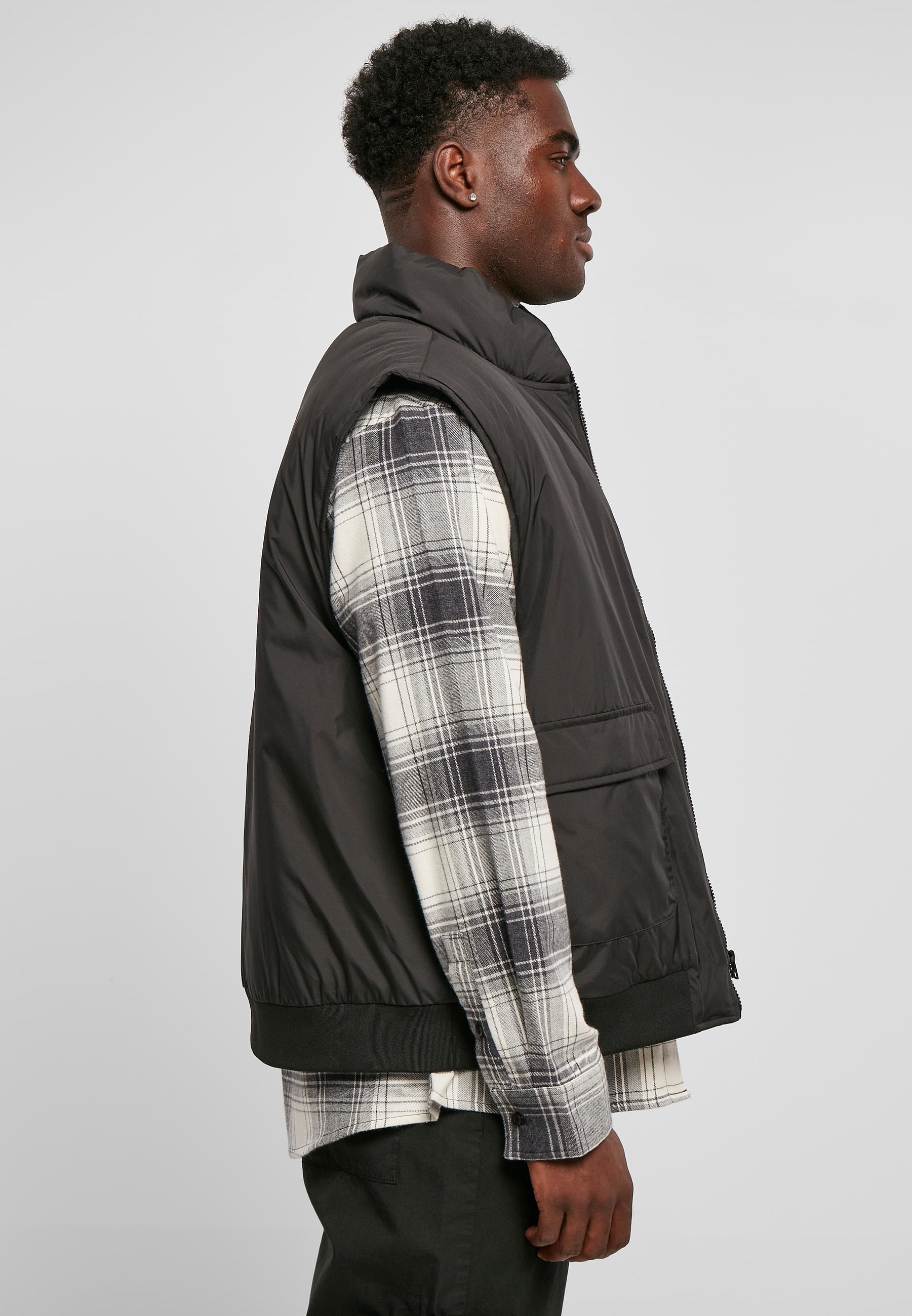 URBAN CLASSICS Jerseyweste »Urban Classics Herren Clean Puffer Vest«, (1 tlg.)