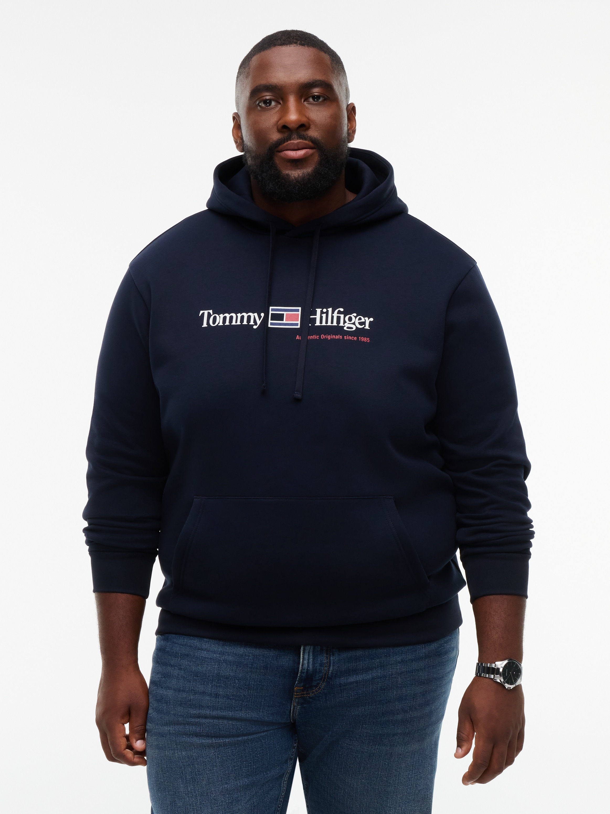 Tommy Hilfiger Big & Tall Hoodie "BT-RWB GRAPHIC FLEECE", Große Größen