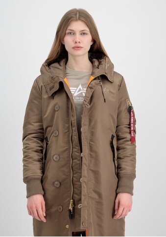 Winterjacke »ALPHA INDUSTRIES Women - Field Jackets Long Fishtail Wmn«