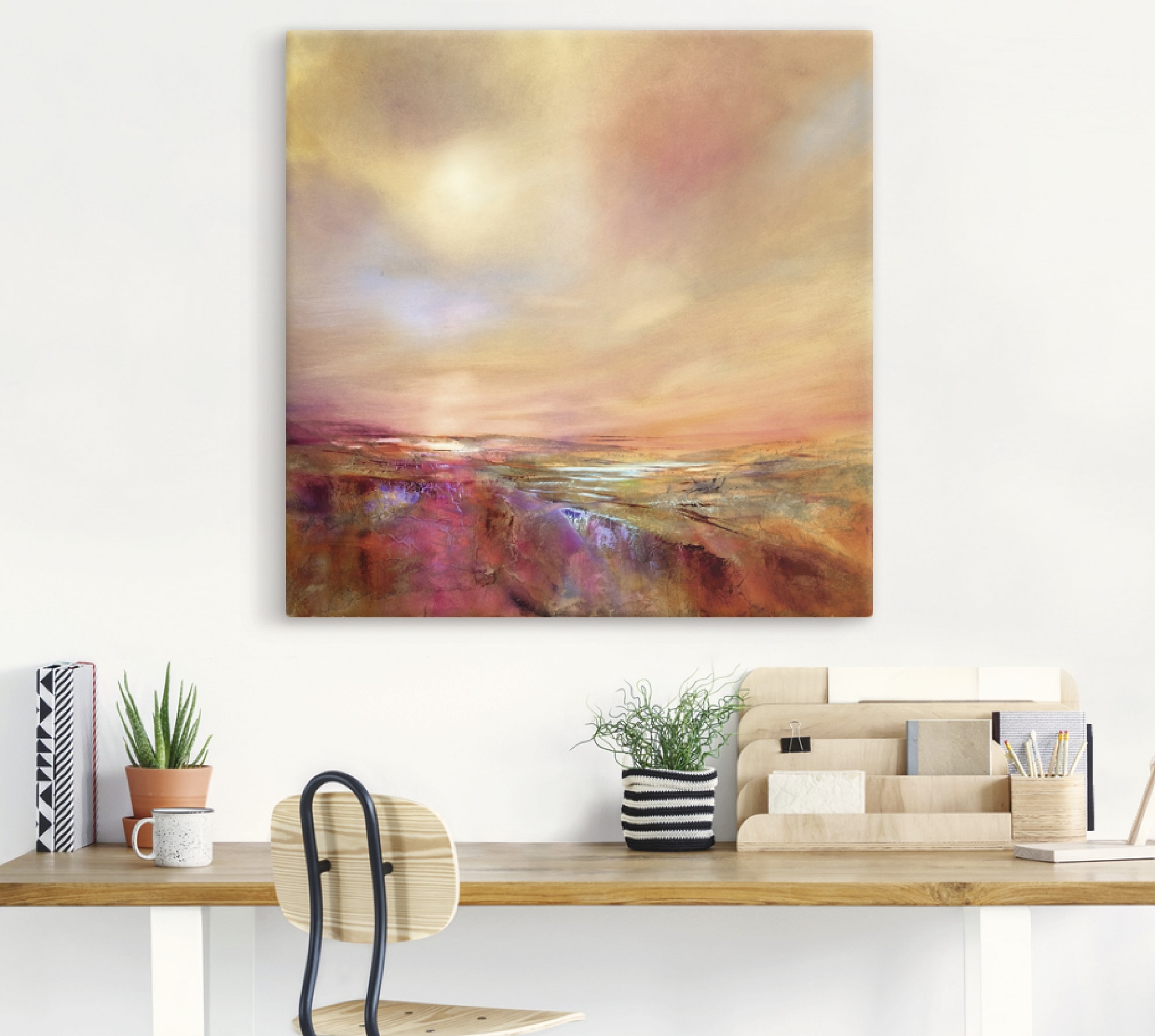 Artland Leinwandbild »Den Himmel berühren« Berge 1 Stk. tlg. auf Holzrahmen gespannt