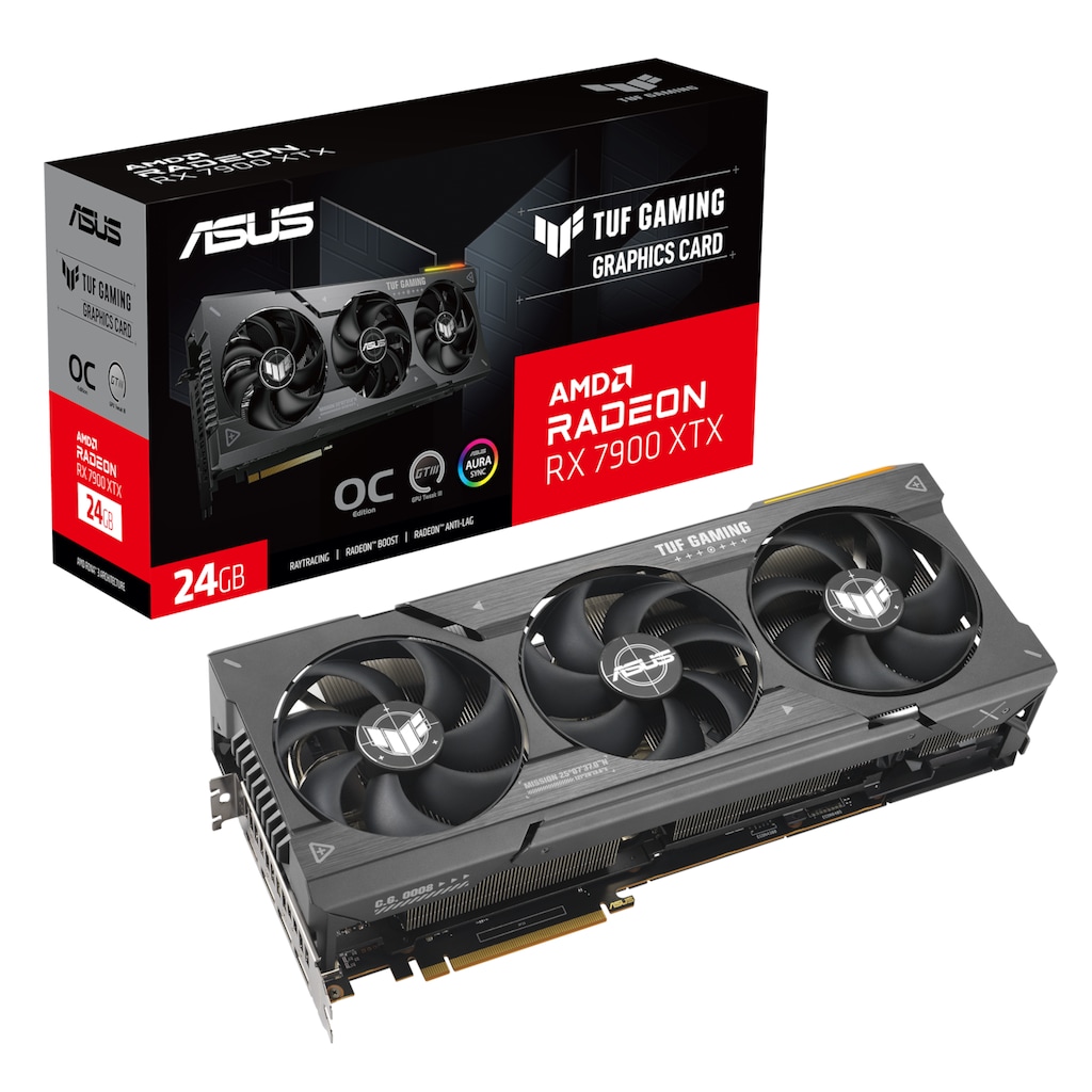 Asus Grafikkarte »TUF-RX7900XTX-O24G-GAMING«, 24 GB, GDDR6