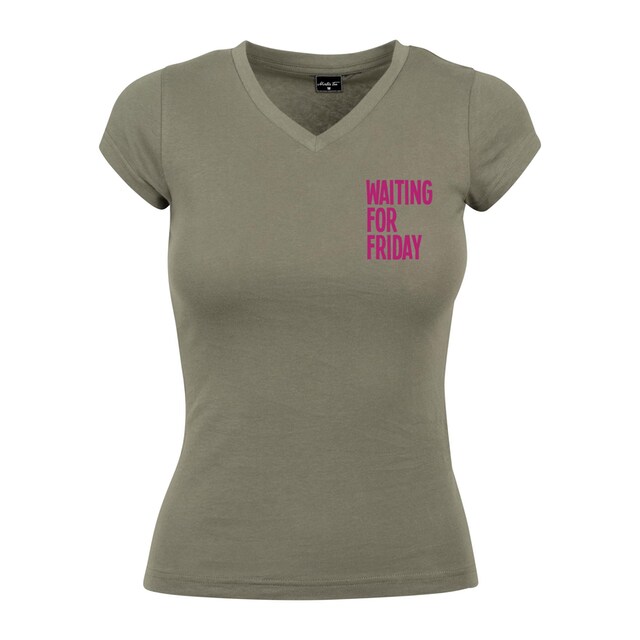 MisterTee Kurzarmshirt »Damen Ladies Waiting For Friday Box Tee«, (1 tlg.)  kaufen | BAUR