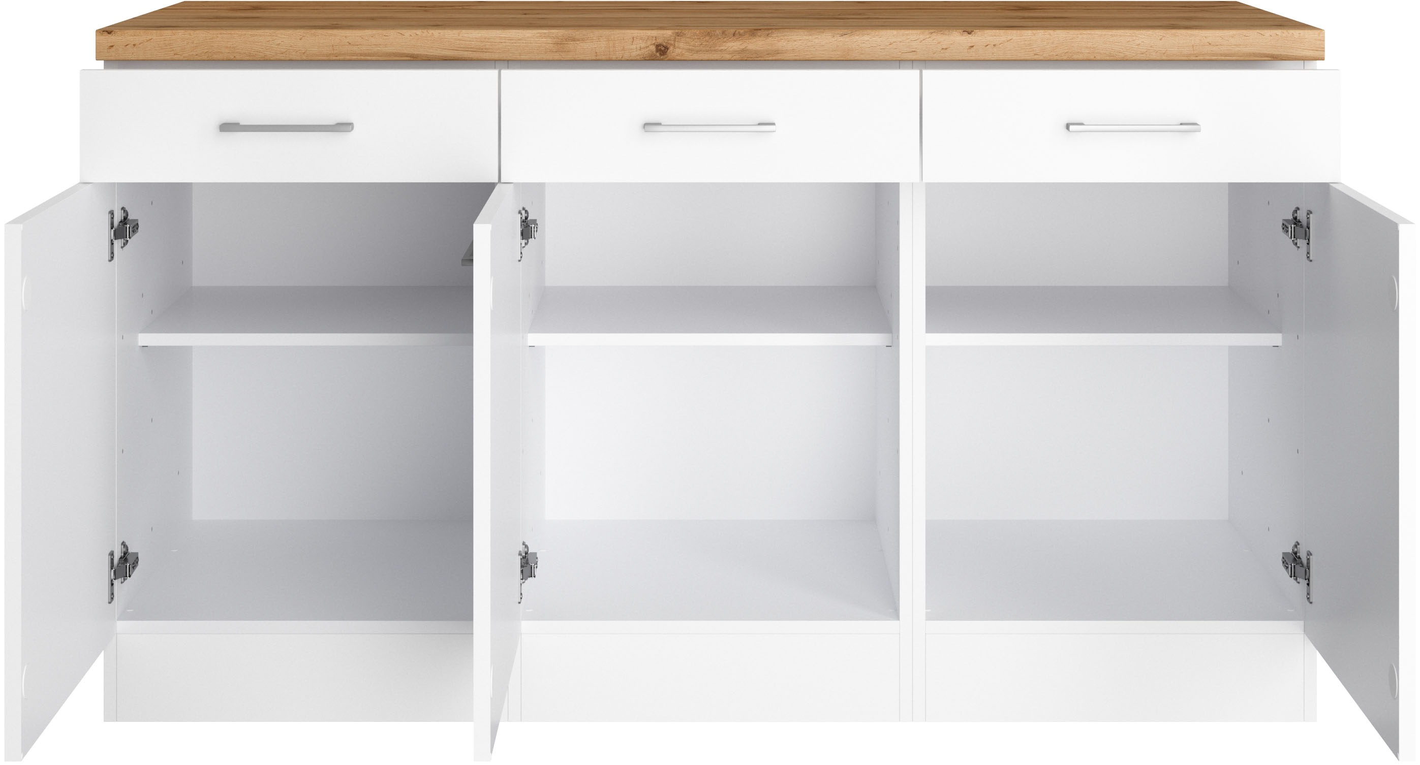 Thumbnail - KOCHSTATION Unterschrank "KS-Milan" Unterschrank 150 cm, matte oder hochglänzende Fronten