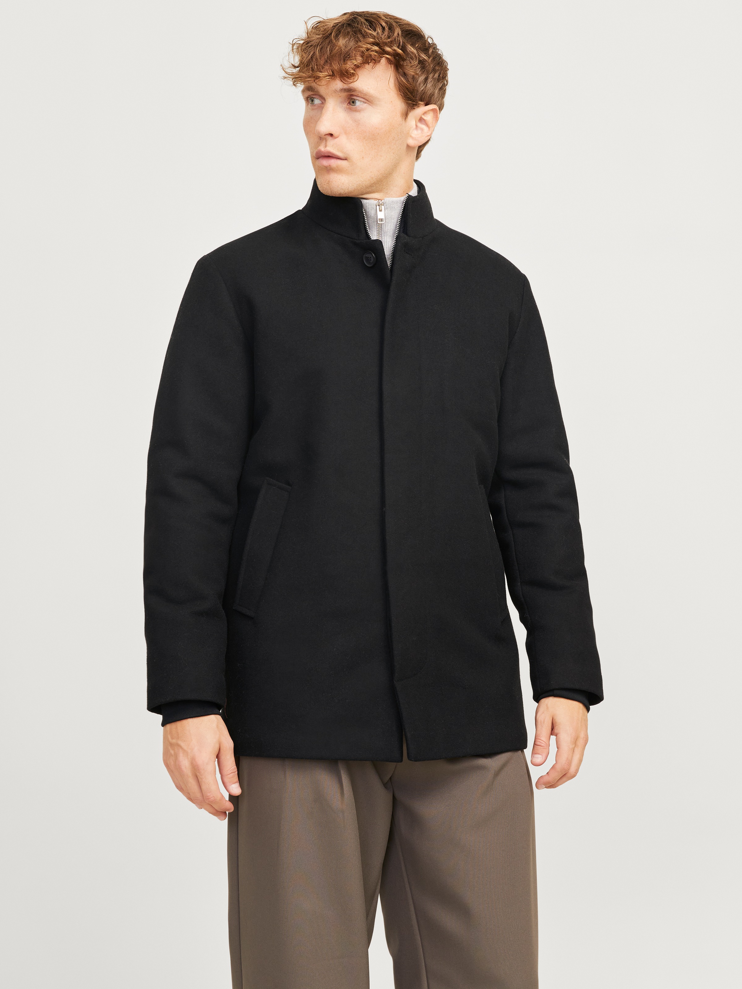 Jack & Jones Wolljacke "JJEHARRISON WOOL JACKET SN" Materialmix, regular fi günstig online kaufen