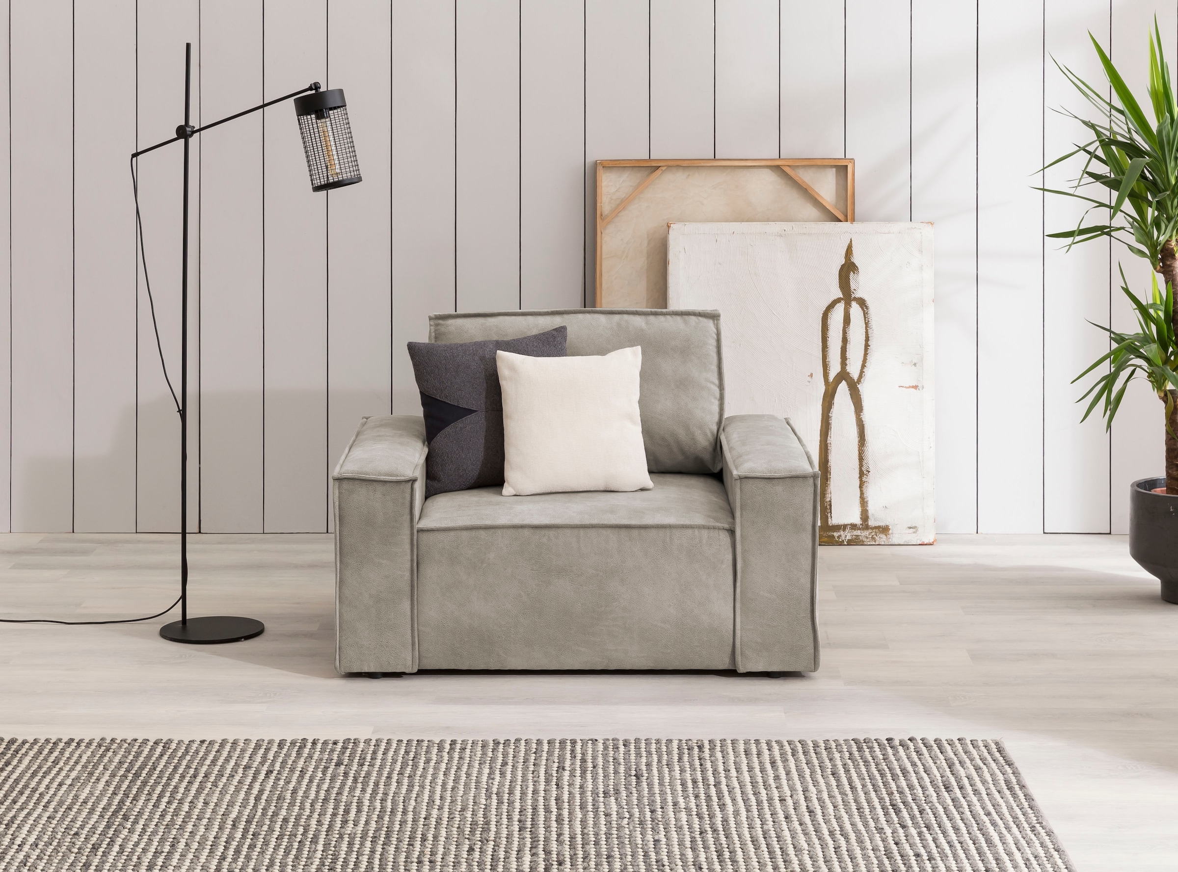 Home affaire Sessel "SHERWOOD, Love-Seat in 3 Stoffarten verfügbar", passen günstig online kaufen