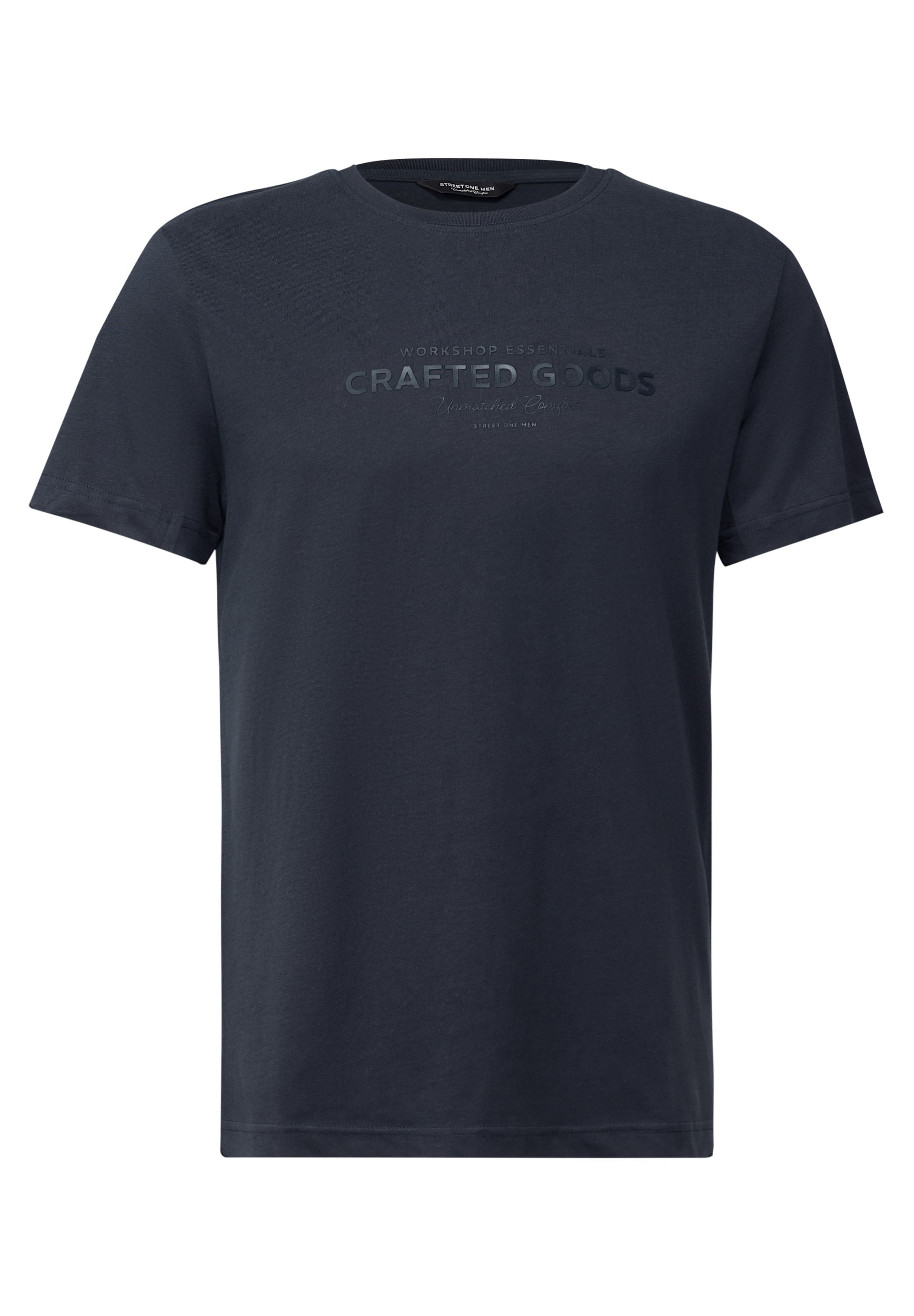 STREET ONE MEN T-Shirt, aus reiner Baumwolle