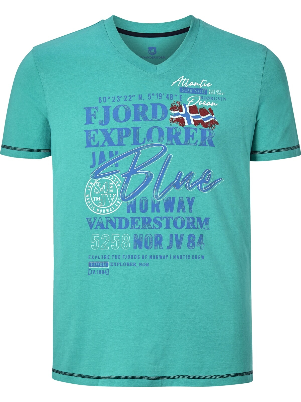 Jan Vanderstorm T-Shirt »T-Shirt NORDGER«