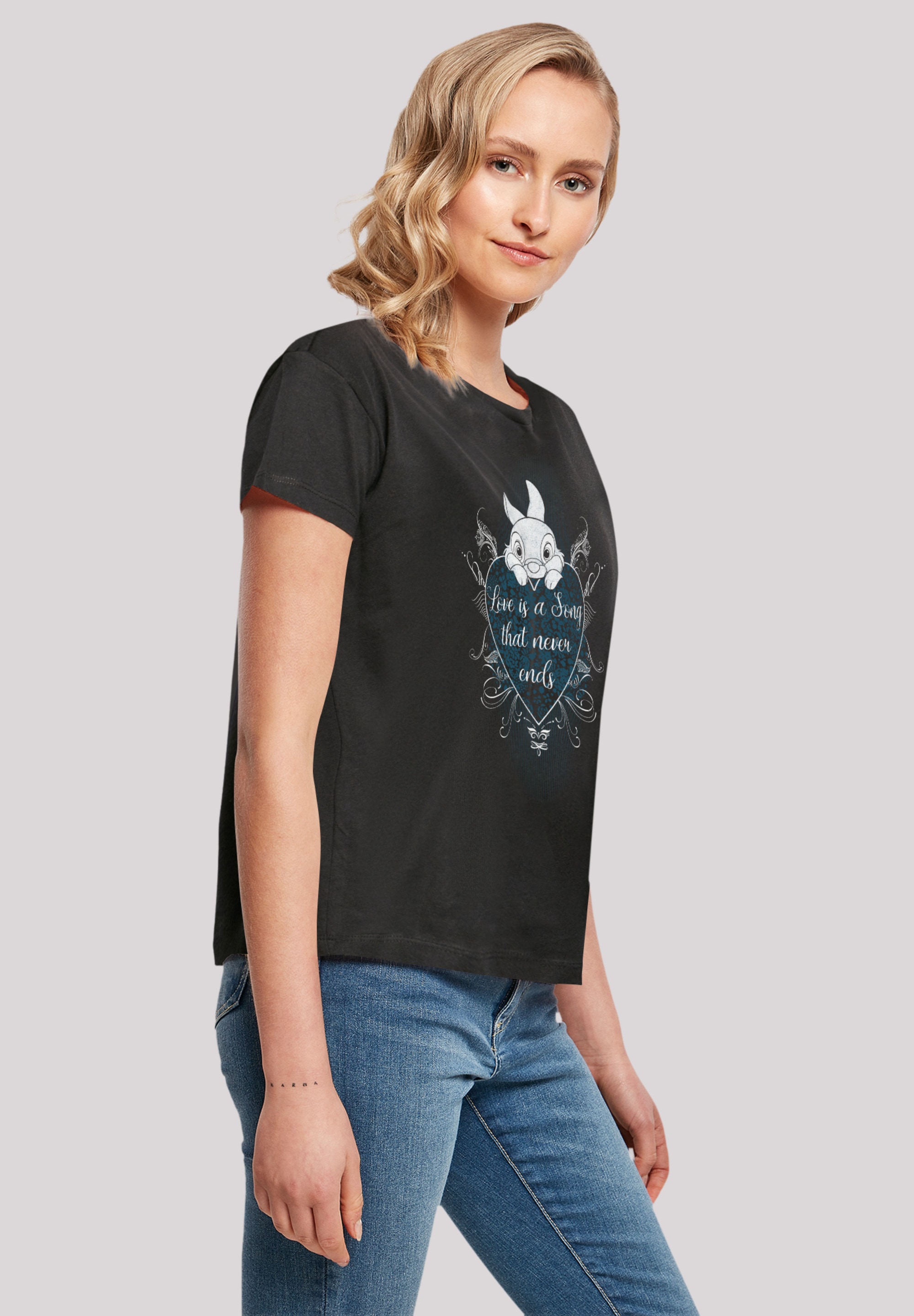 F4NT4STIC T-Shirt »Disney Bambi Klopfer kaufen BAUR a Premium | Song«, Qualität Is Love für