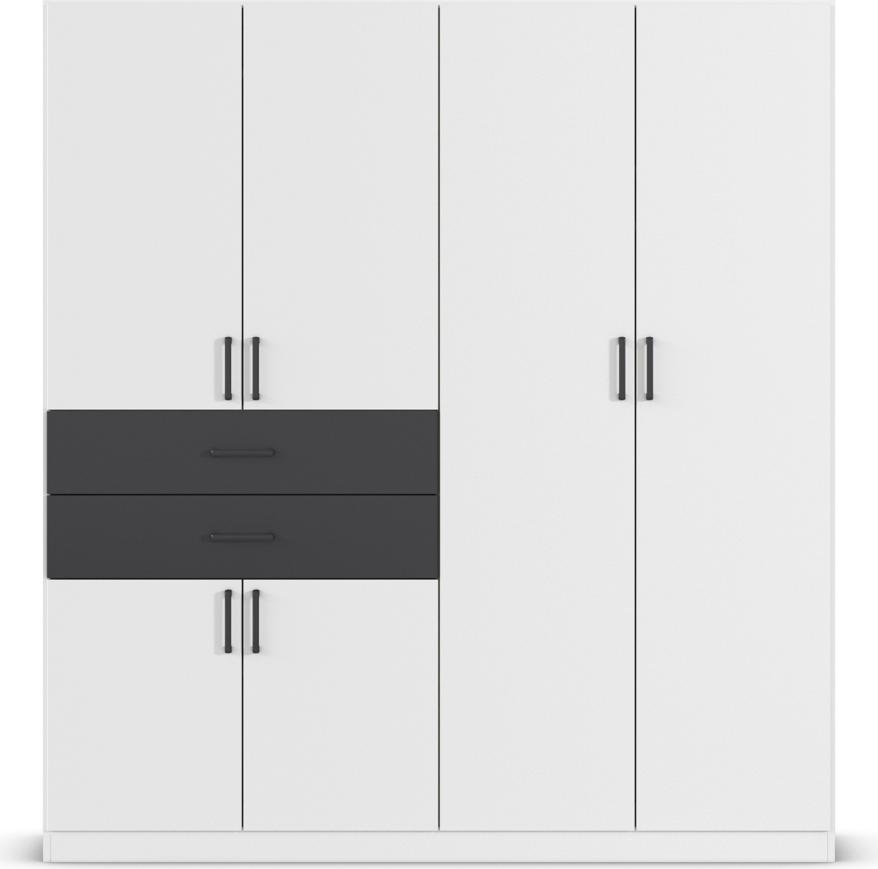 Thumbnail - rauch Drehtürenschrank "Kleiderschrank Schrank Garderobe MAIKA mit Dekor-Front", 2 Schubladen, in verschiedenen Breiten,...