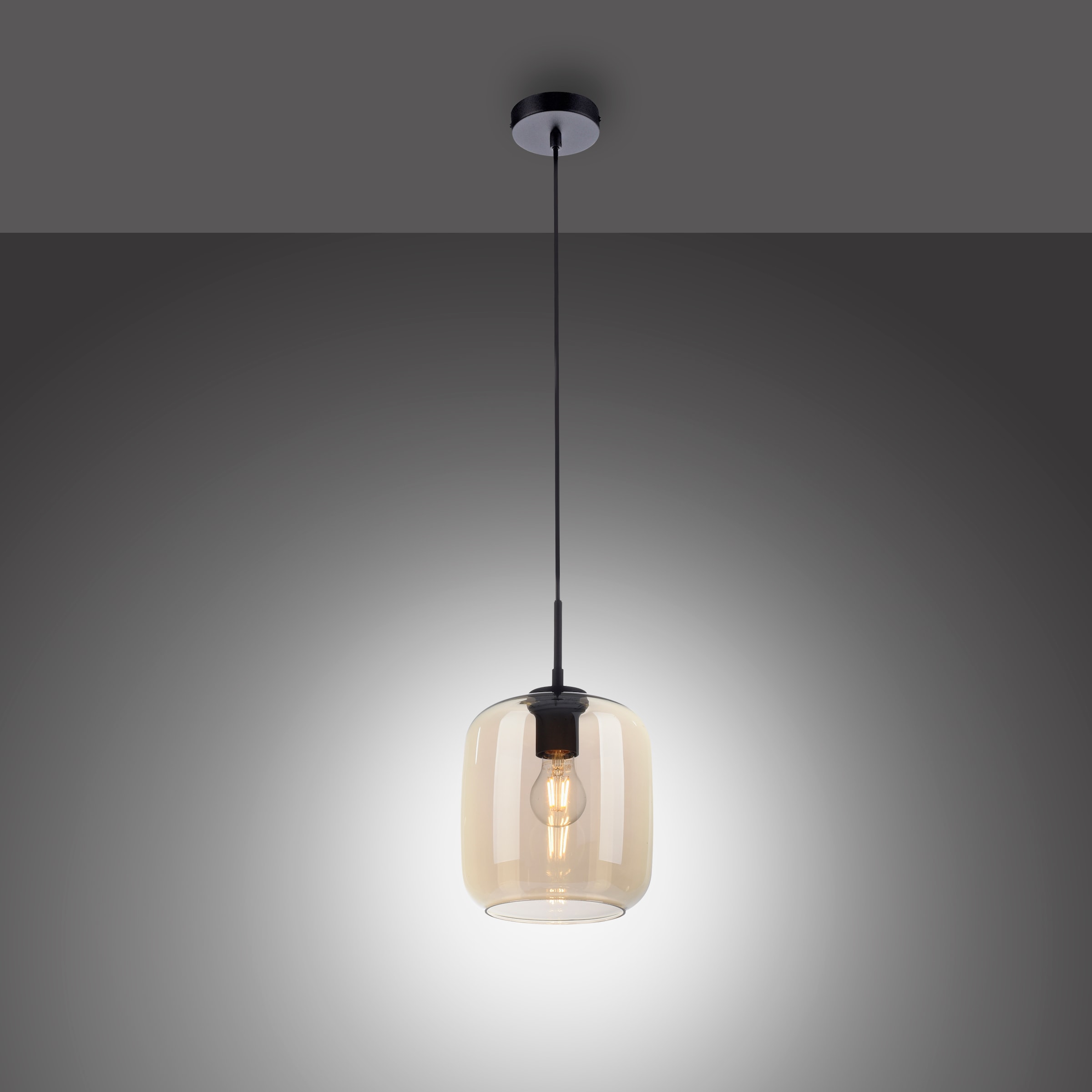 Paul Neuhaus Pendelleuchte "SHITAKE" E27 1 Stk. günstig online kaufen