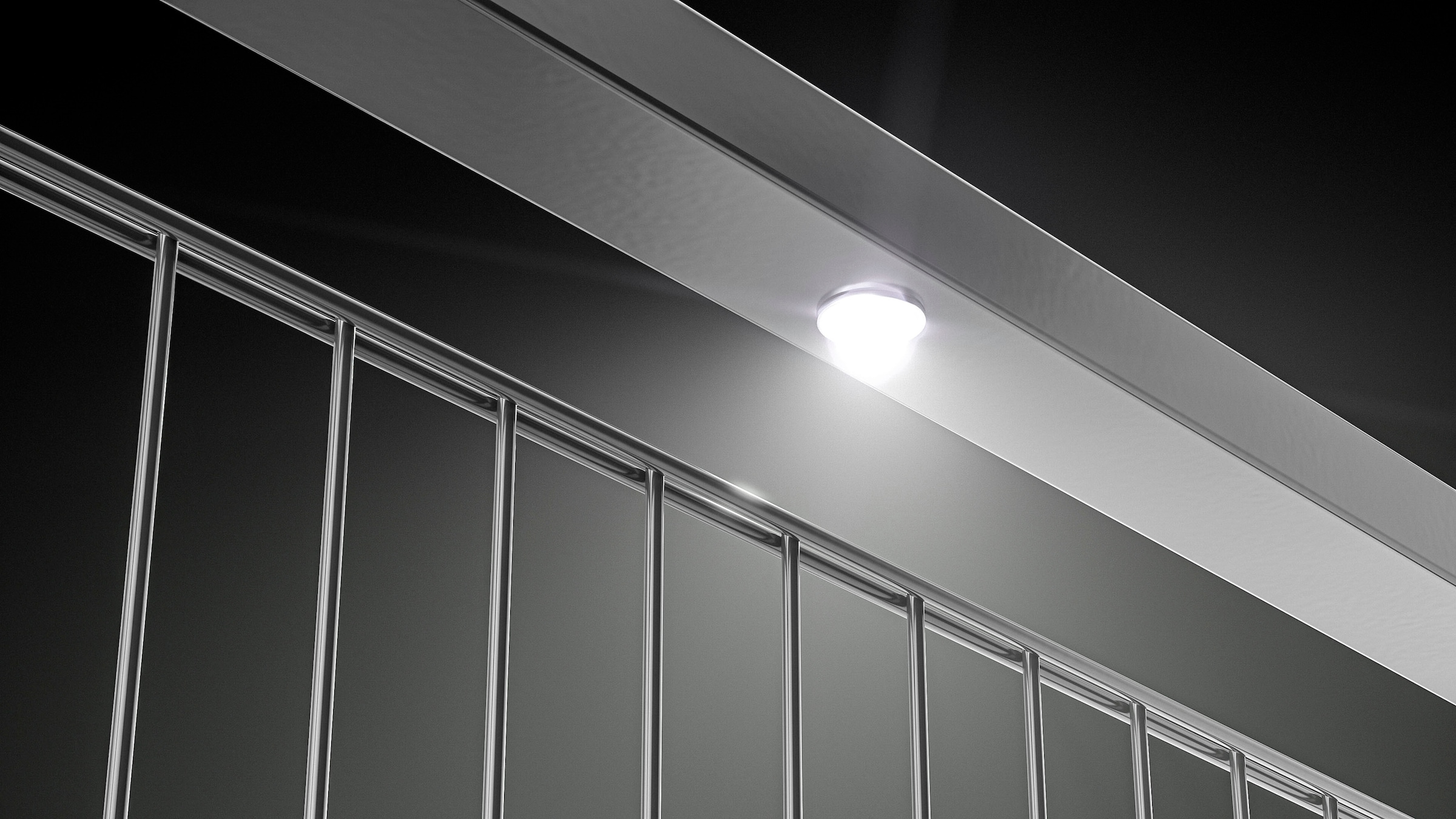 Alberts LED Einbauleuchte "Lichtsystem Highlight", aufsteckbar, mit 3 Leuchtmitteln für 6 m Zaunlänge