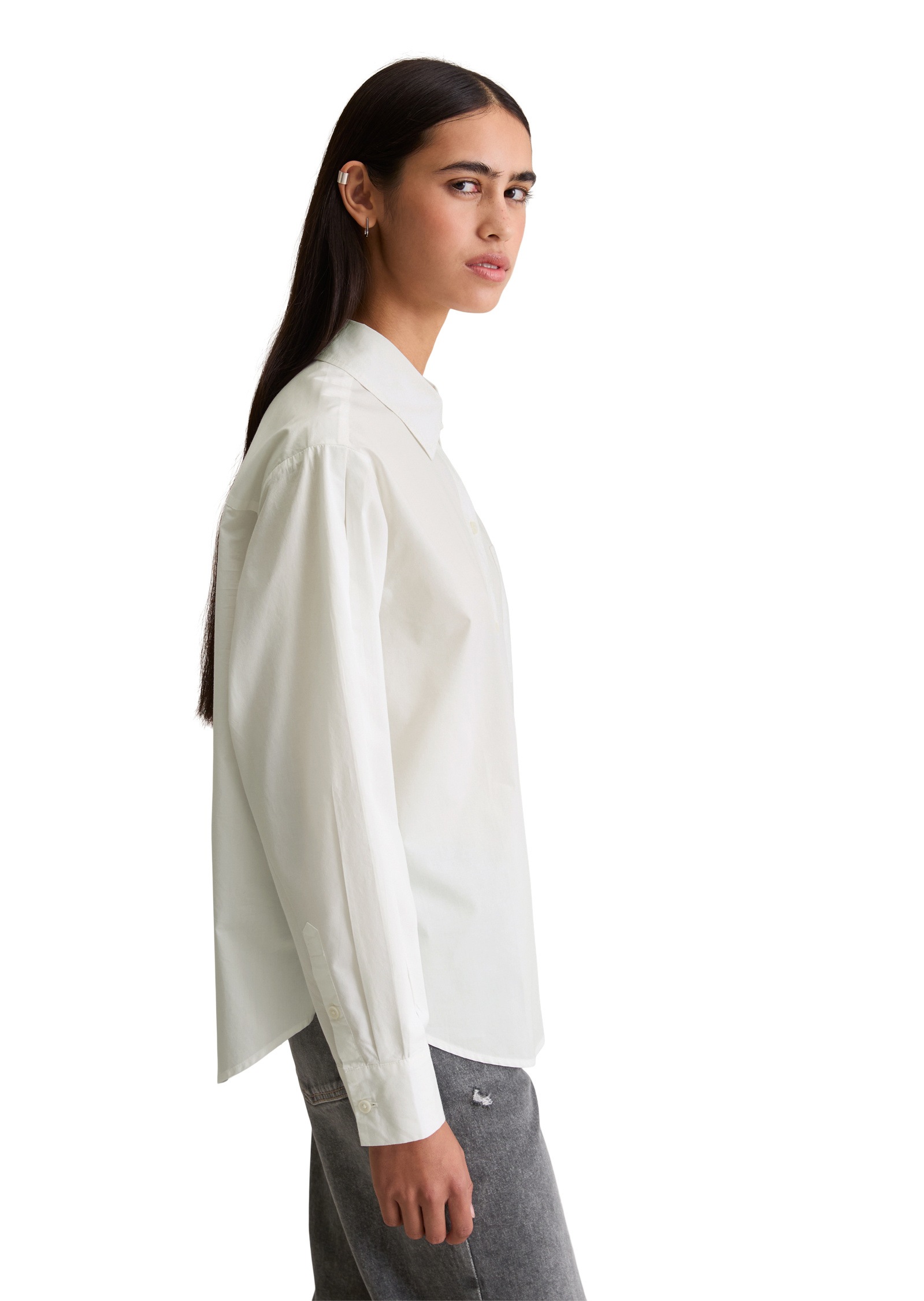 Marc OPolo DENIM Langarmbluse "aus softem Popeline" günstig online kaufen