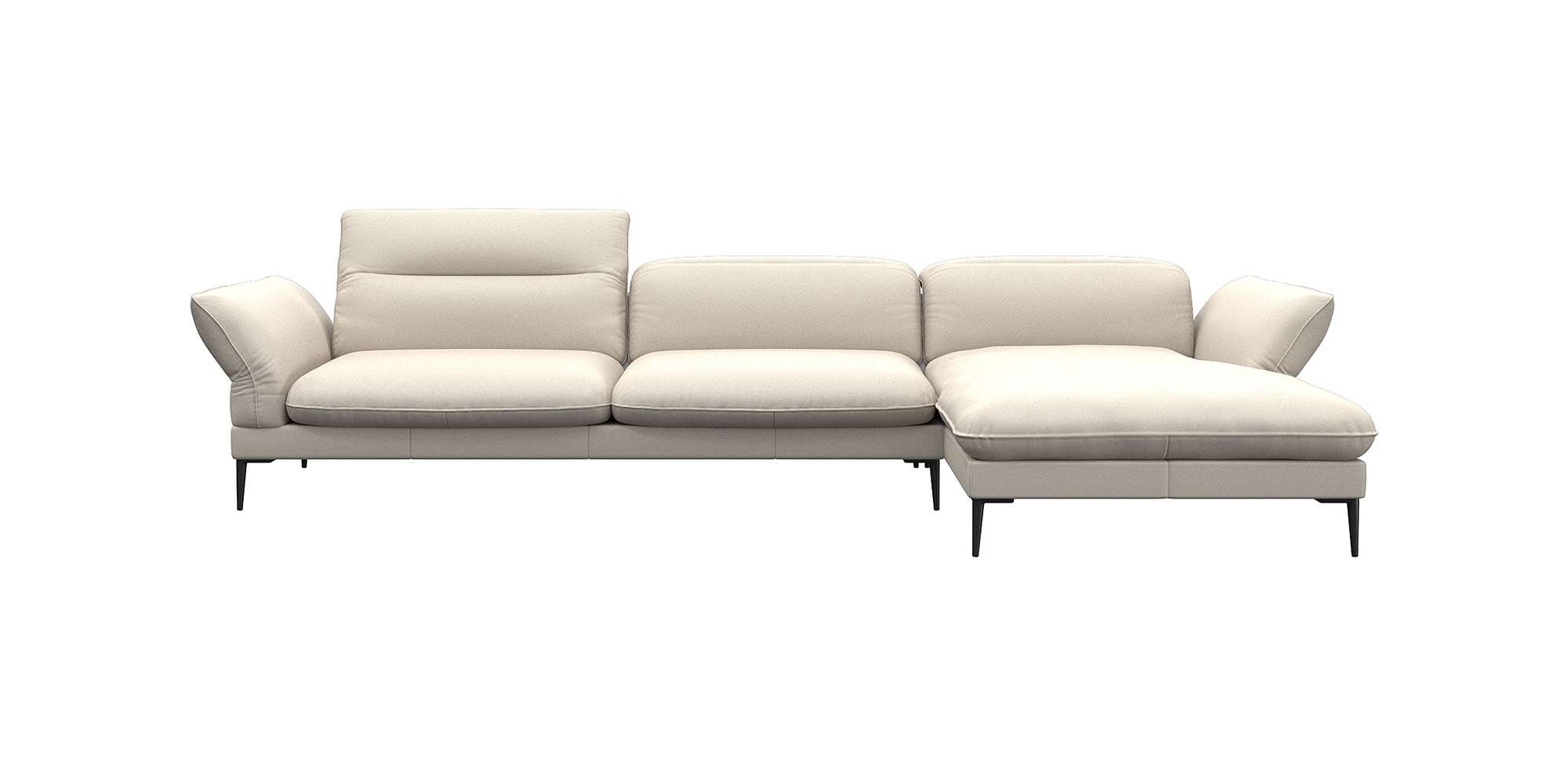 FLEXLUX Ecksofa "Salino, Funktionssofa mit Recamiere, Relaxsofa, Ecksofa", günstig online kaufen