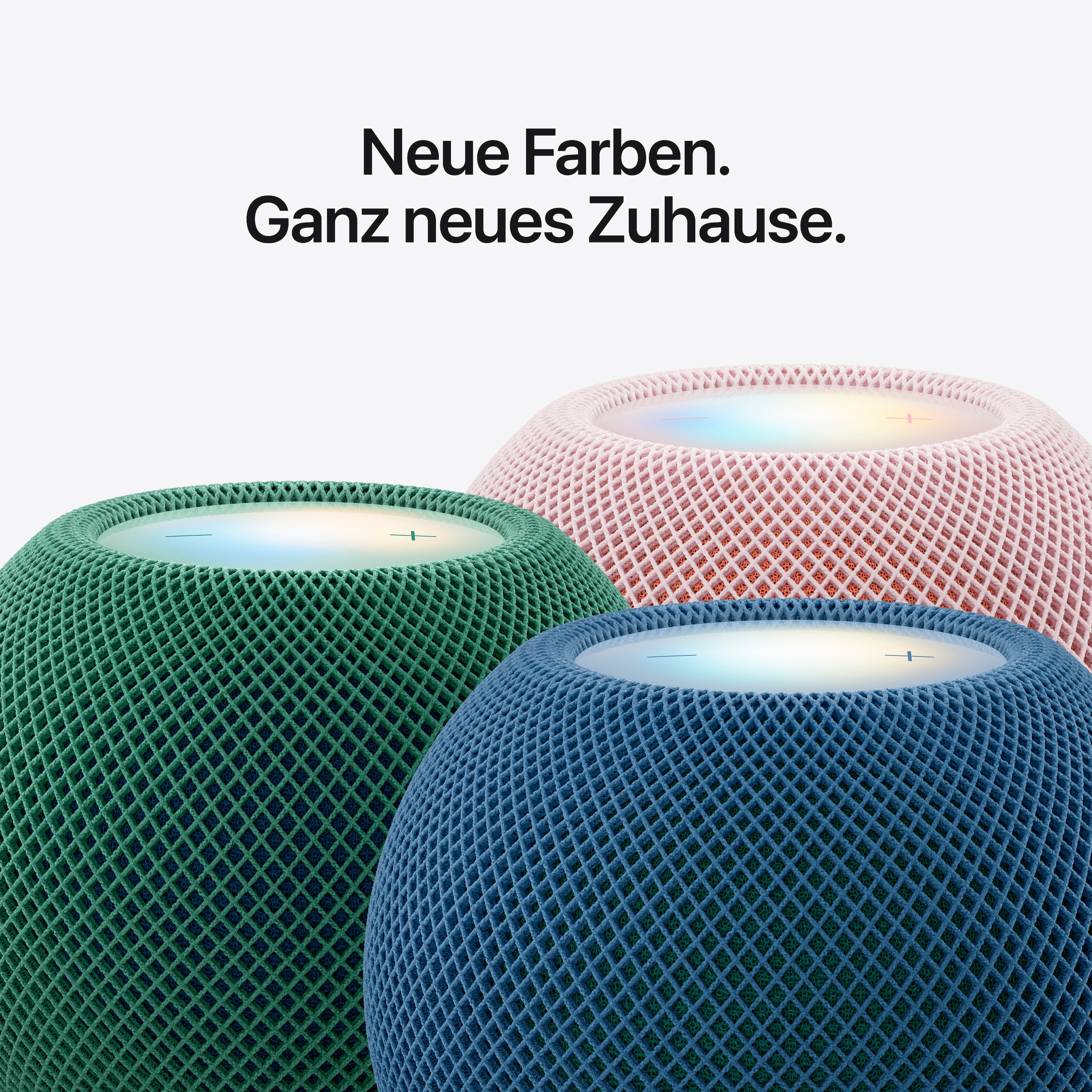 Apple Smart Speaker »HomePod mini 2« (Bluetooth | WLAN 360°-Sound | App-Steuerung | Apple Siri | Multiroom | Touch - Bedienung )