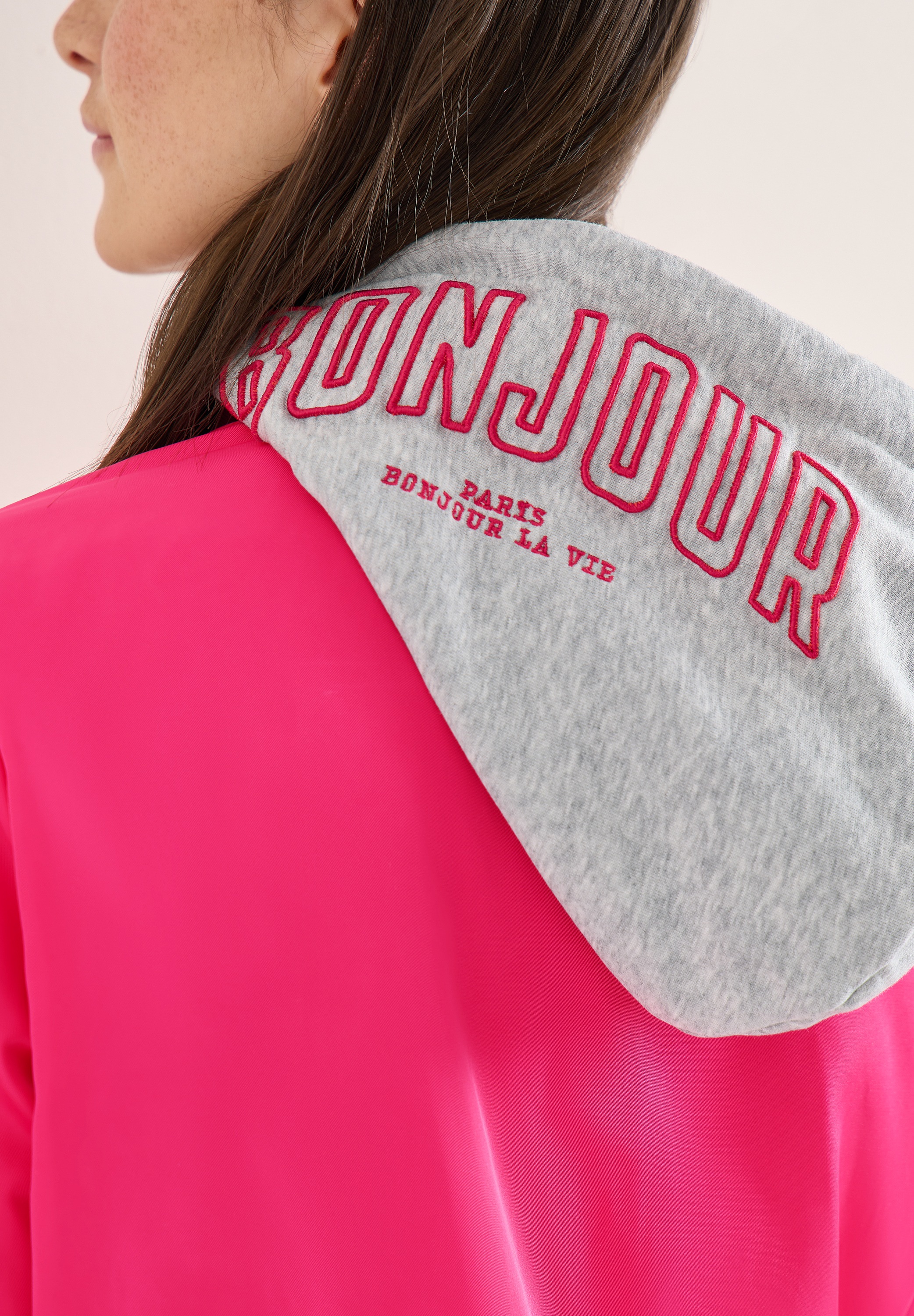 Thumbnail - Cecil Blouson mit Kapuze mit abnehmbarer Sweat-Kapuze