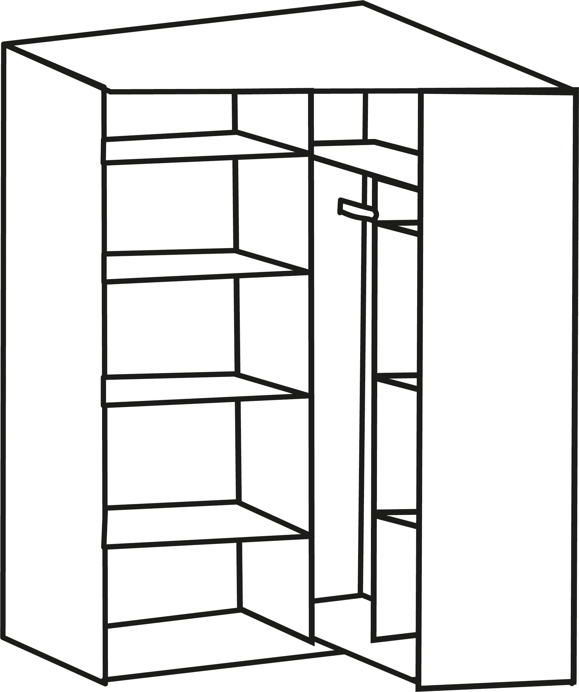 Wimex Eckkleiderschrank »New York«, | hoch 236cm oder BAUR 208