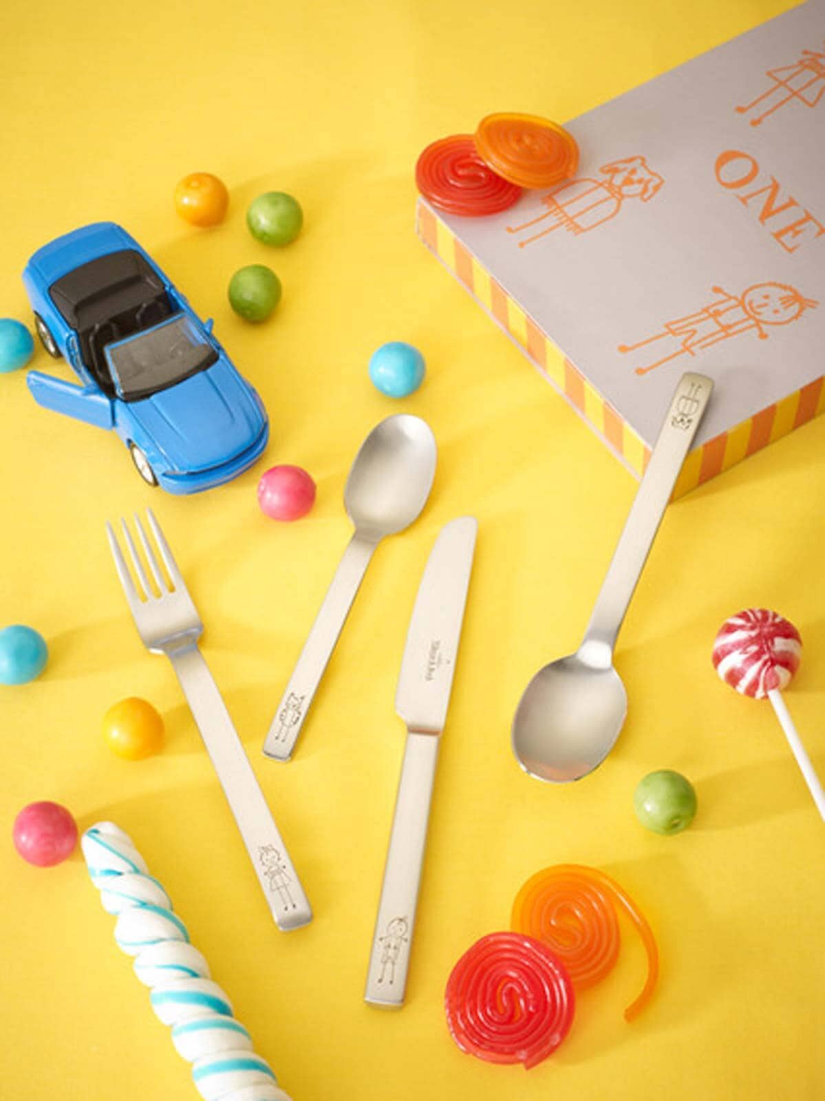 Villeroy & Boch Kinderbesteck »Kinderbesteck One 4er Set silber«