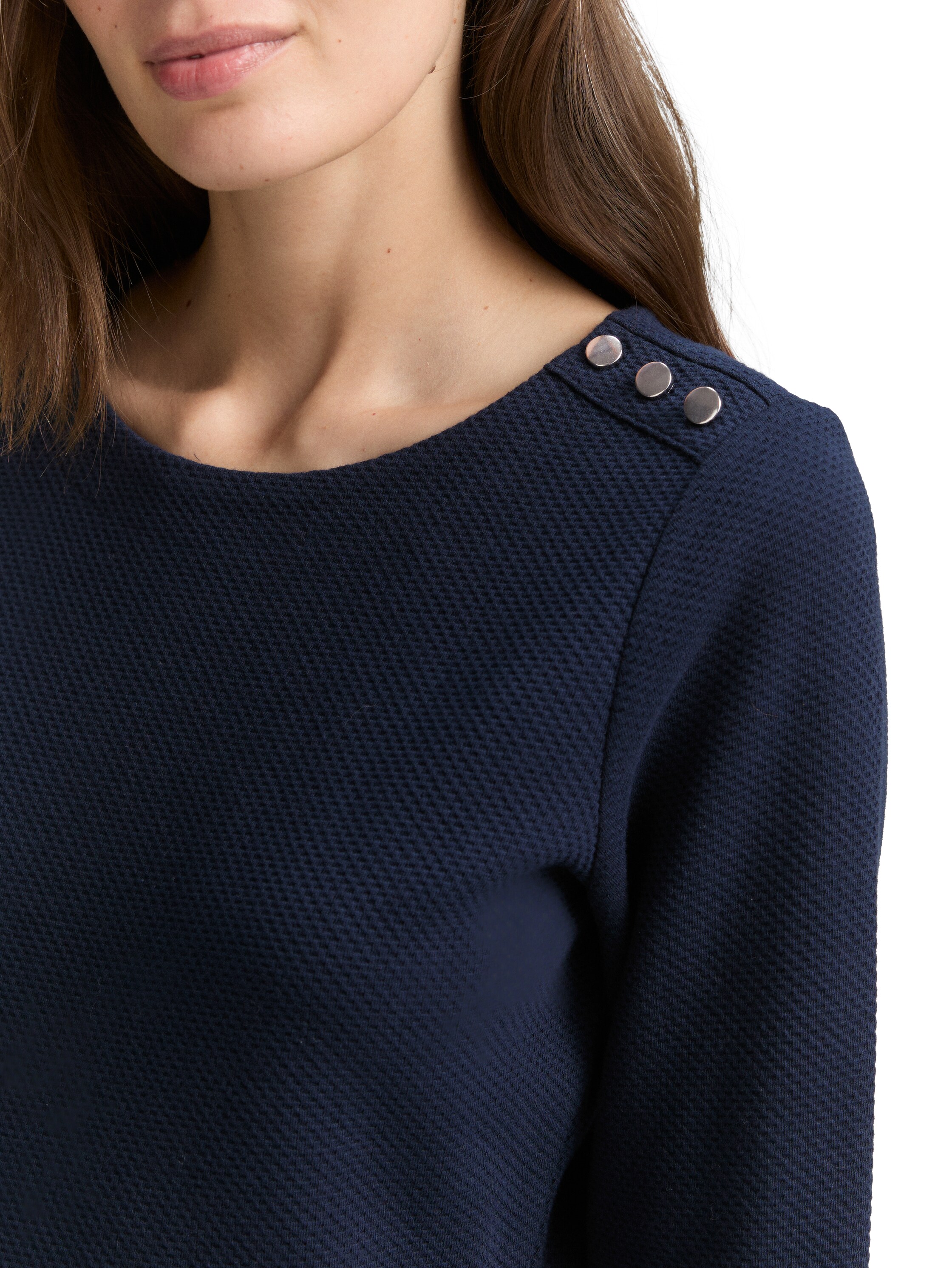 Thumbnail - TOM TAILOR Jerseykleid Sommerkleid mit Knopf-Details