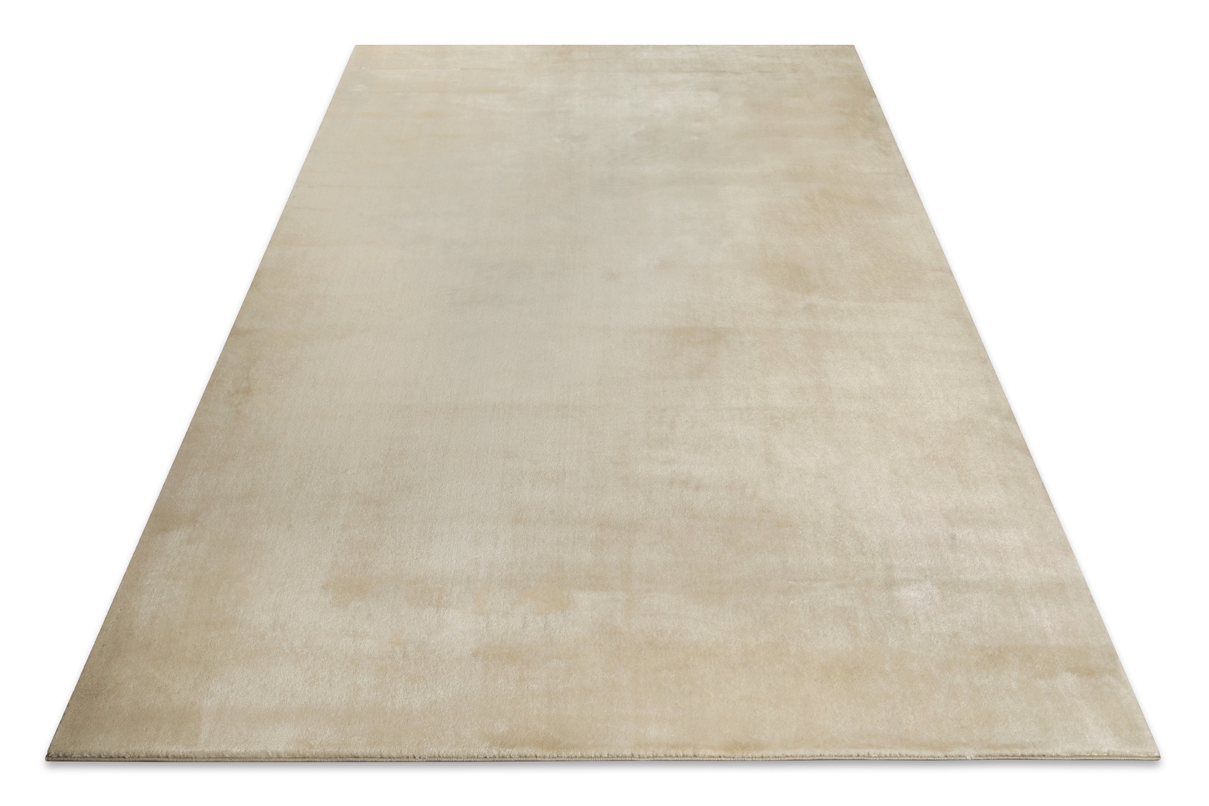 Hochflor-Teppich WECON HOME, B:200cm H:25mm L:290cm, beige, Polyester, Teppiche, "Eriksson", Hochflor, besonders weich, robust, Wohn- & Schlafzimmer,