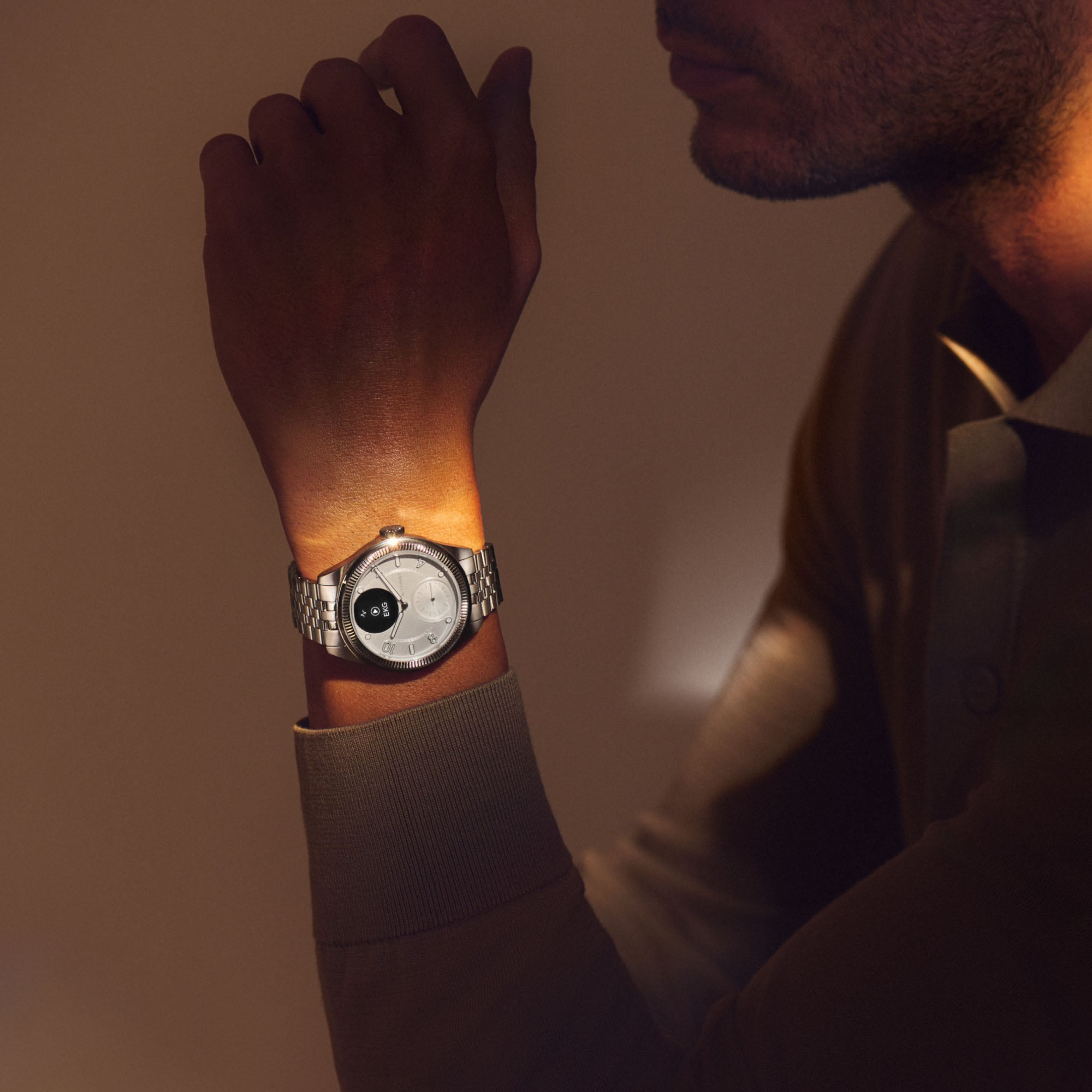 Withings Smartwatch »ScanWatch Nova Brilliant Edition 39mm«, (1.6 cm / 0.63 Zoll),)