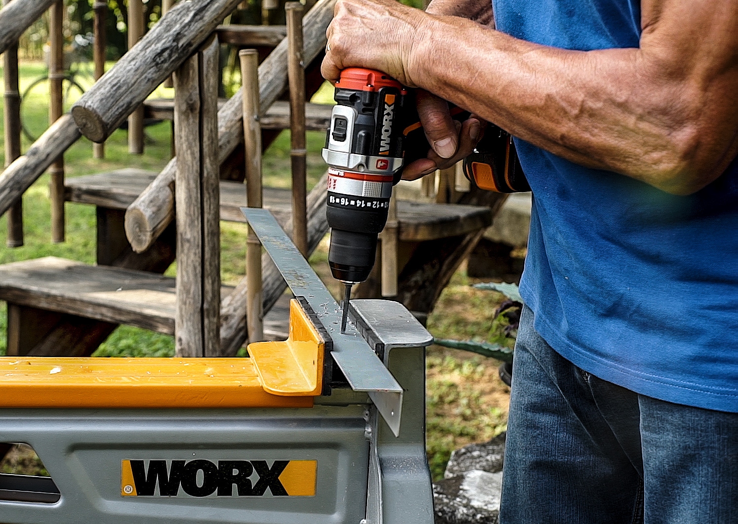 Worx Akku-Schlagbohrmaschine »WX354.9«, bürstenloser Motor, 18+1+1 Drehmoment, 60Nm, ohne Akku & Ladegerät