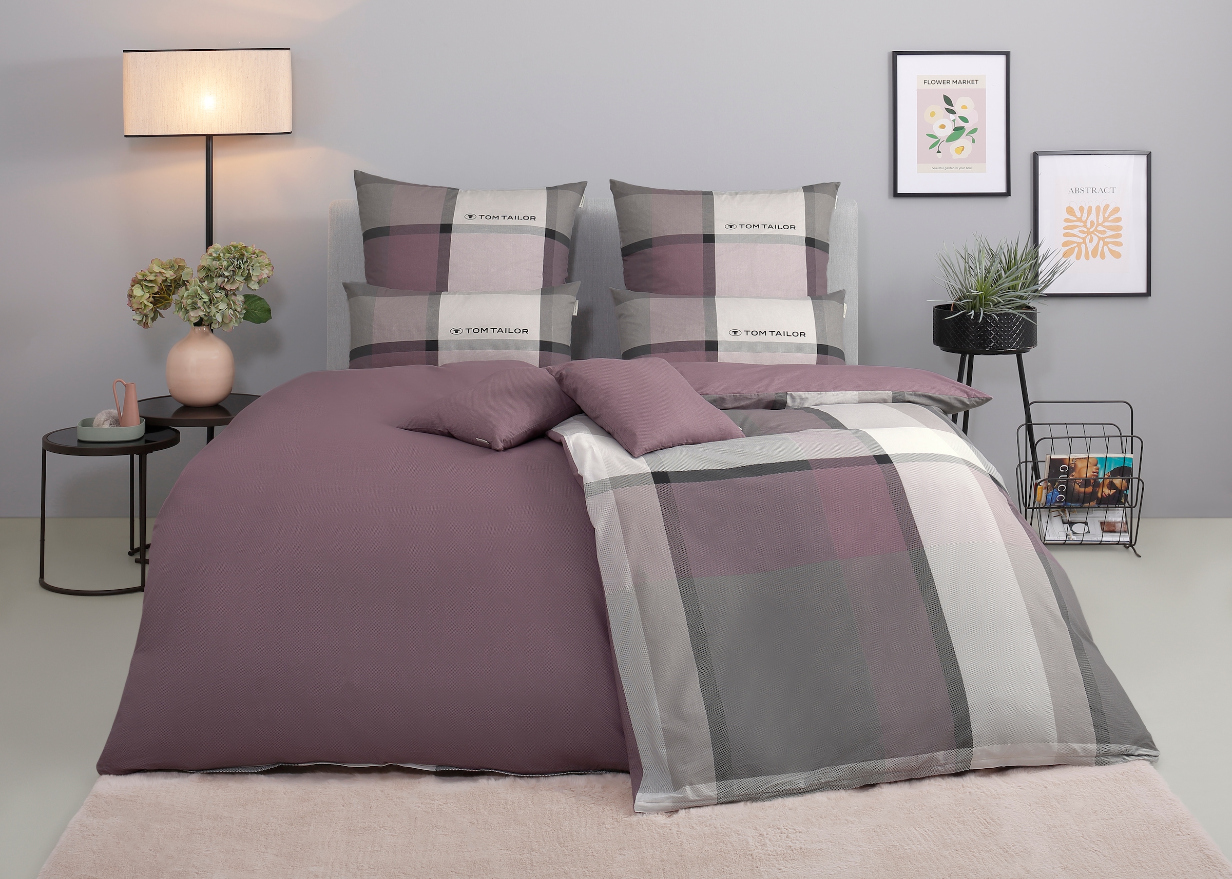 TOM TAILOR HOME Bettwäsche "Lenny in Gr. 135x200 oder 155x220 cm" 3 tlg. mi günstig online kaufen