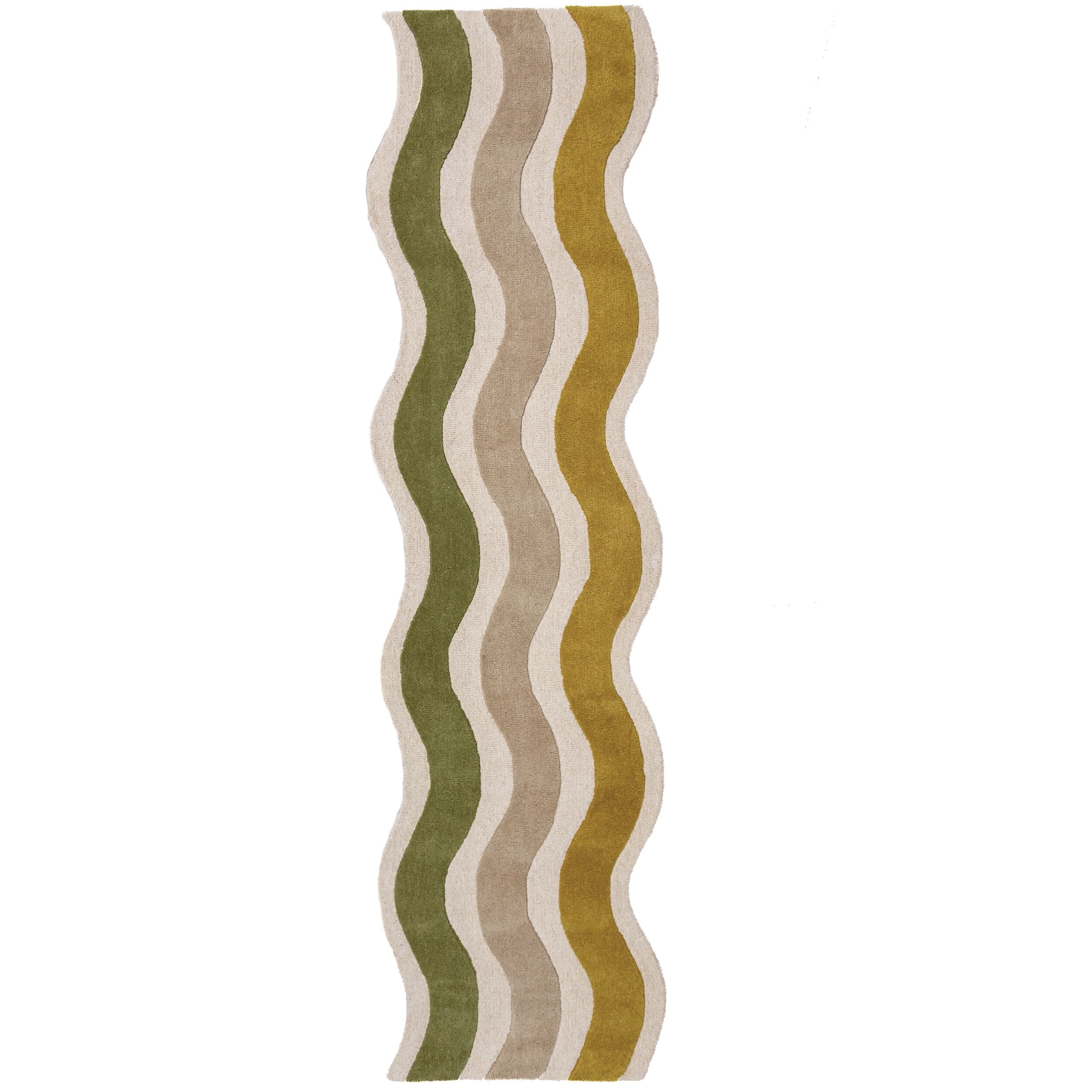 FLAIR RUGS Wollteppich »CASCADE auch als Läufer« rechteckig 7 mm Höhe aus 100% Wolle, Organisches Design, handgetuftet