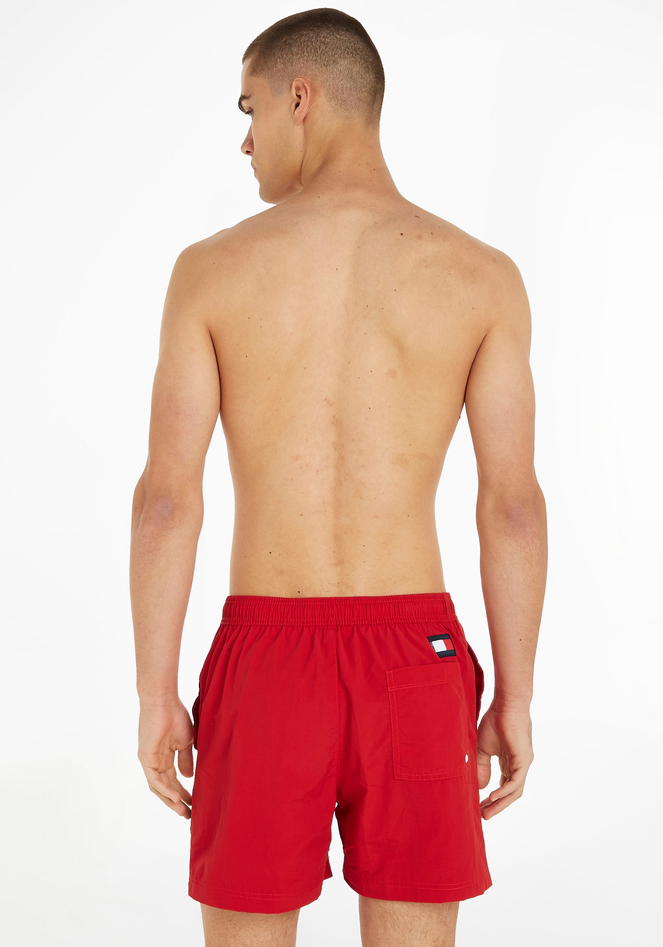 Tommy Hilfiger Swimwear Badeshorts »SF MEDIUM DRAWSTRING«, mit Tommy Hilfiger Markenlabel