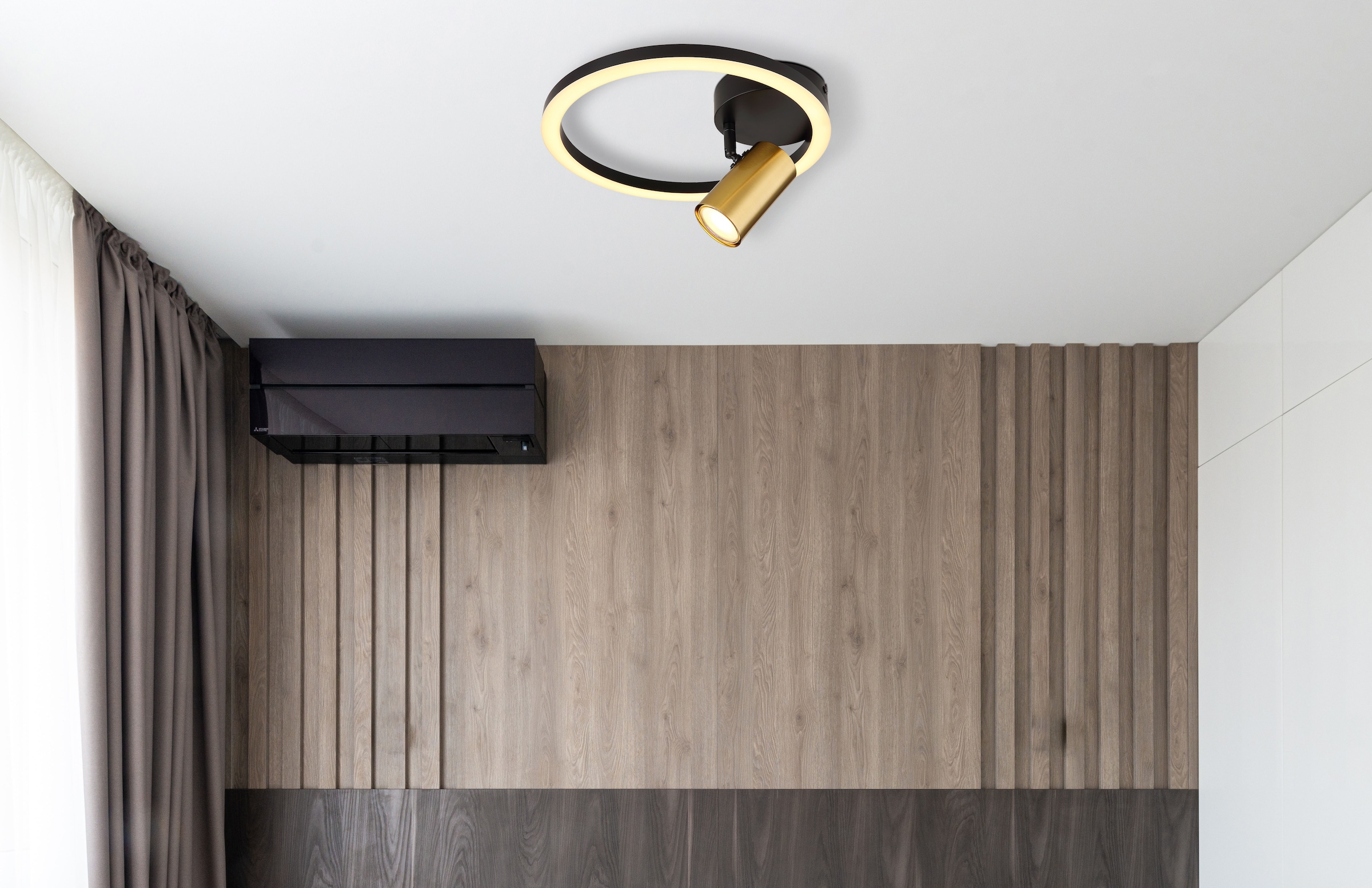 GLOBO LIGHTING LED Wandleuchte »MARRIE«, Leuchtmittel LED-Modul | LED fest integriert, Wandlampe/messing/opal/3000K/Flur/Wohnzimmer