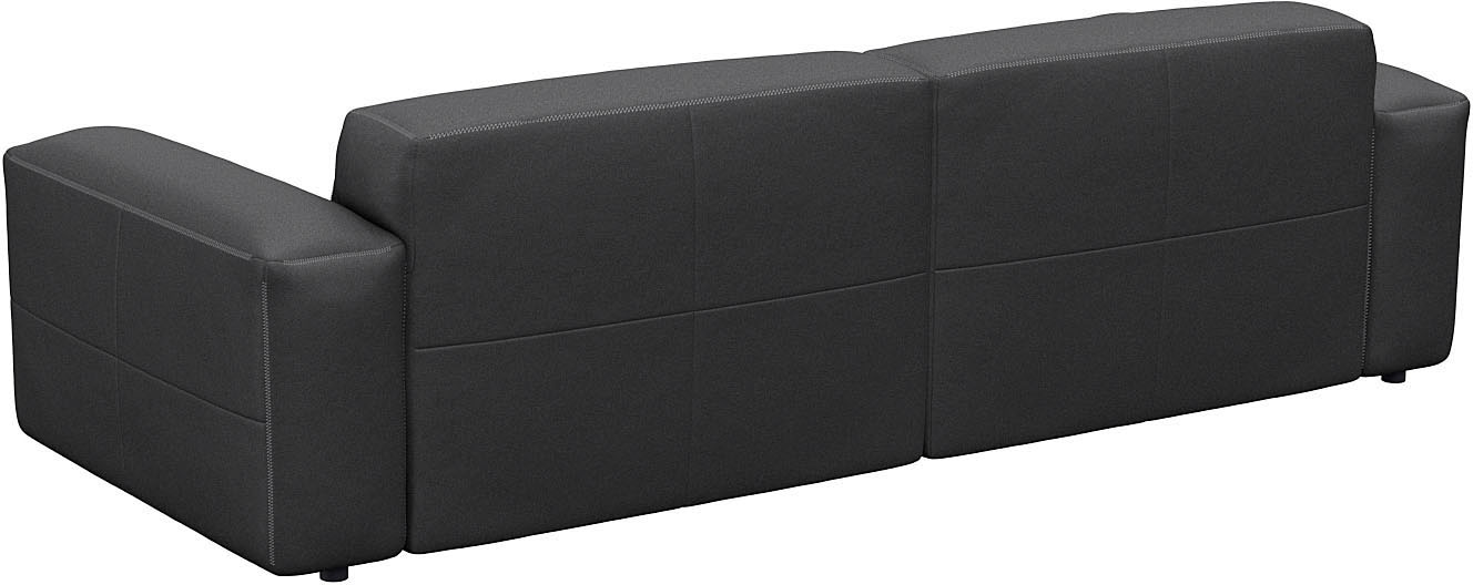 FLEXLUX 3-Sitzer »Lucera Sofa, super bequem durch hochwertigen Sitzaufbau mit Kaltschaum«, modern & anschmiegsam, Designsofa