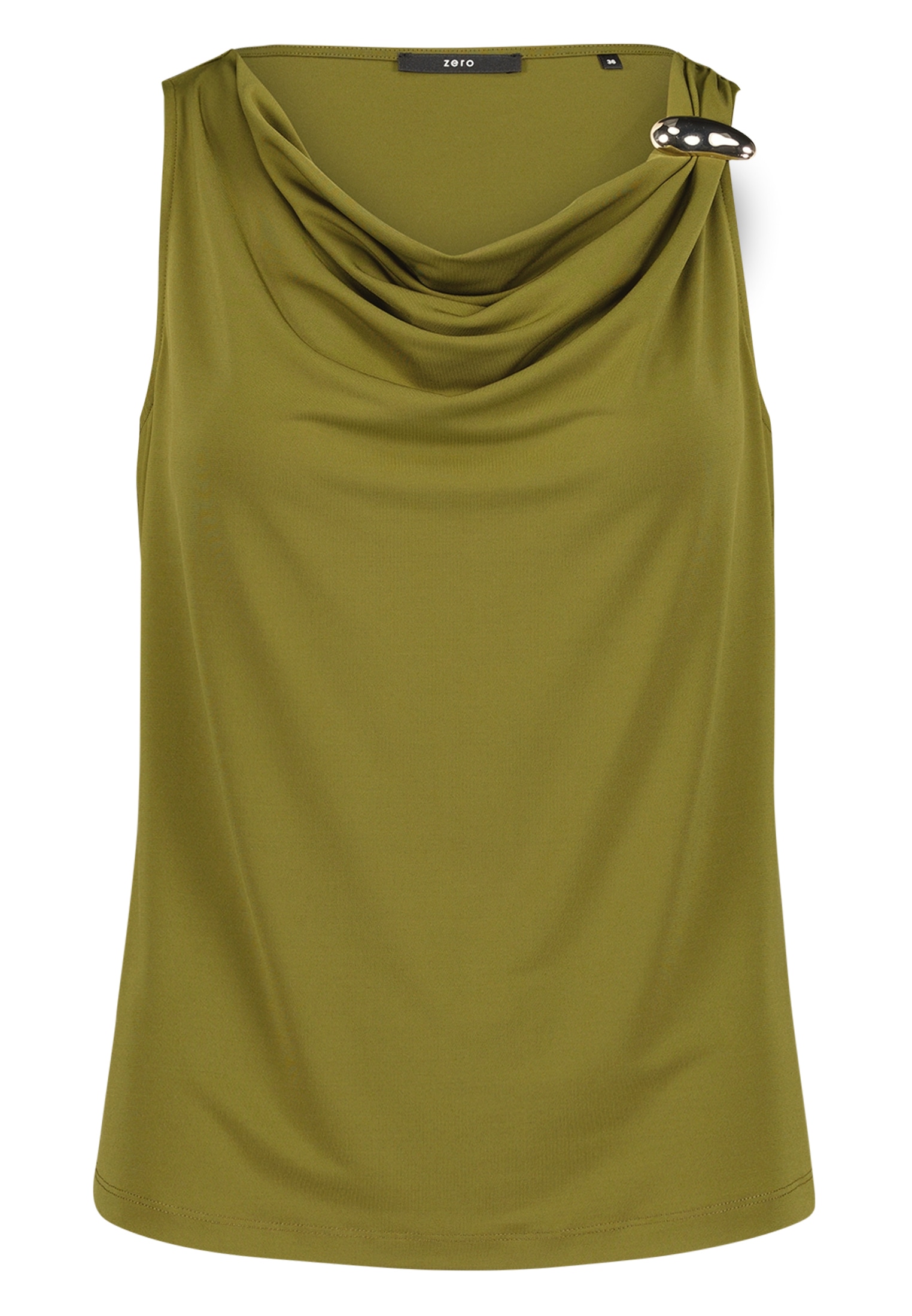 Zero T-Shirt »Damen mit Wasserfallausschnitt« 1 Material