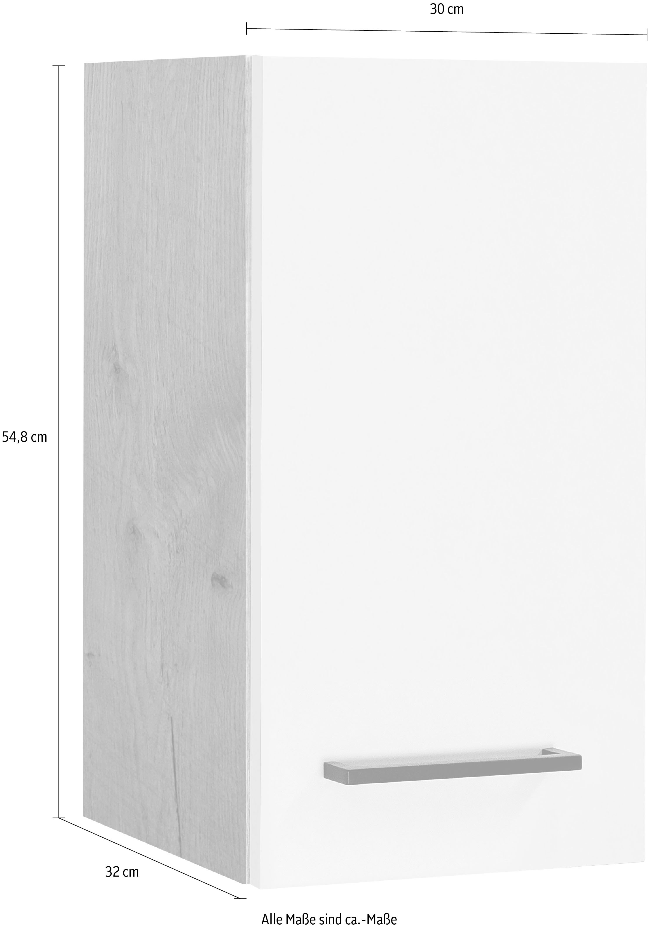 Flex-Well Hängeschrank »Vintea«, (B x H x T) 30 x 54,8 x 32 cm, mit Metallgriffen
