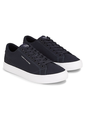 TOMMY HILFIGER Sneaker »TH HI VULC LOW CANVAS« in cle...