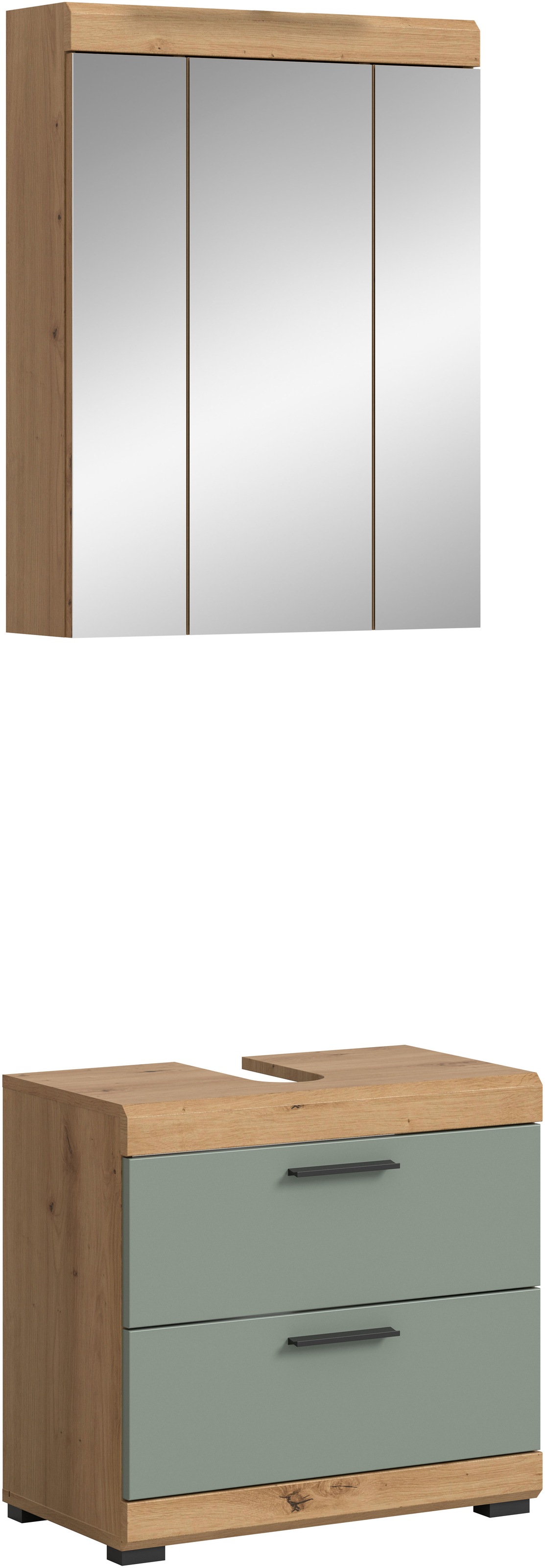 welltime Badmöbel-Set "Siena, 2 tlg., bestehend aus: Waschbeckenunterschran günstig online kaufen