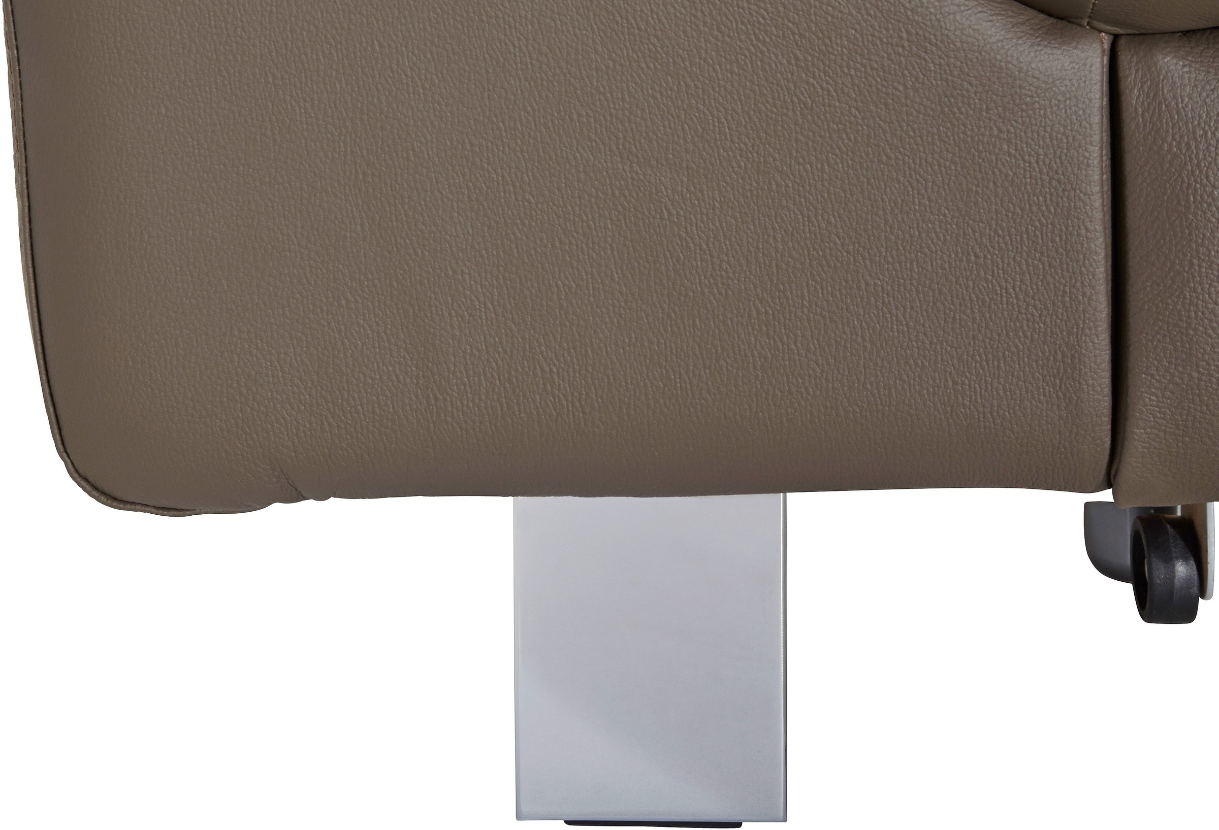 COTTA Polstergarnitur »Driver L-Form«, (Set), Set bestehend aus: Ecksofa mit Kopfteilverstellung & Hocker
